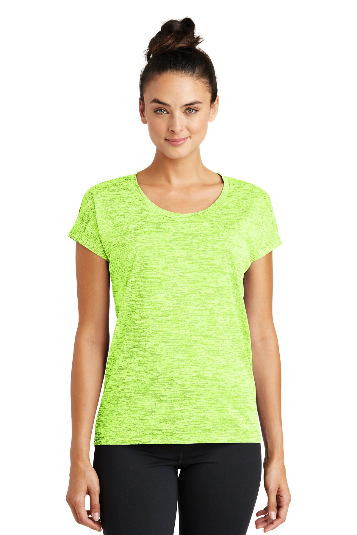 Sport-Tek® Women's PosiCharge® Electric Heather Sporty Tee. LST390