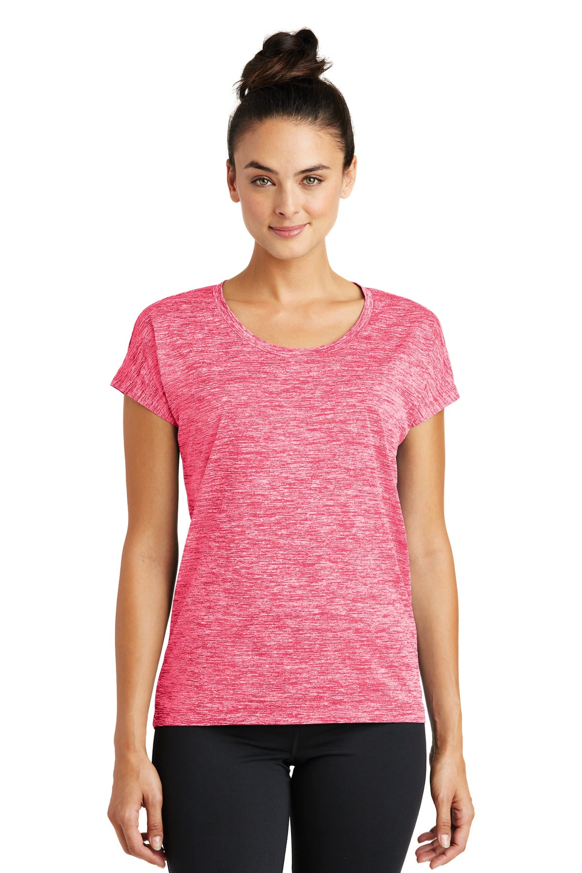 Sport-Tek® Women's PosiCharge® Electric Heather Sporty Tee. LST390