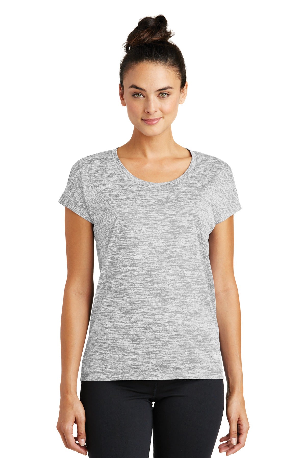 Sport-Tek® Women's PosiCharge® Electric Heather Sporty Tee. LST390