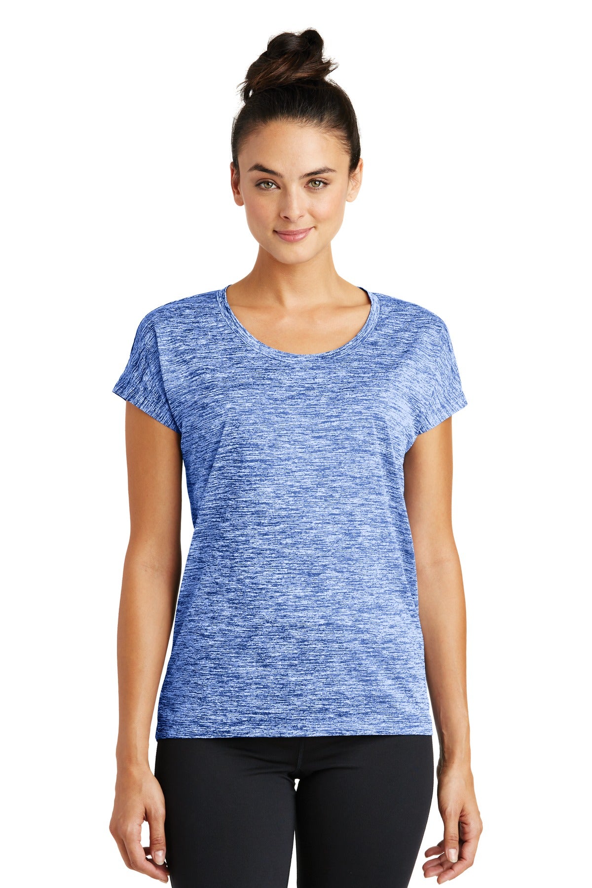 Sport-Tek® Women's PosiCharge® Electric Heather Sporty Tee. LST390