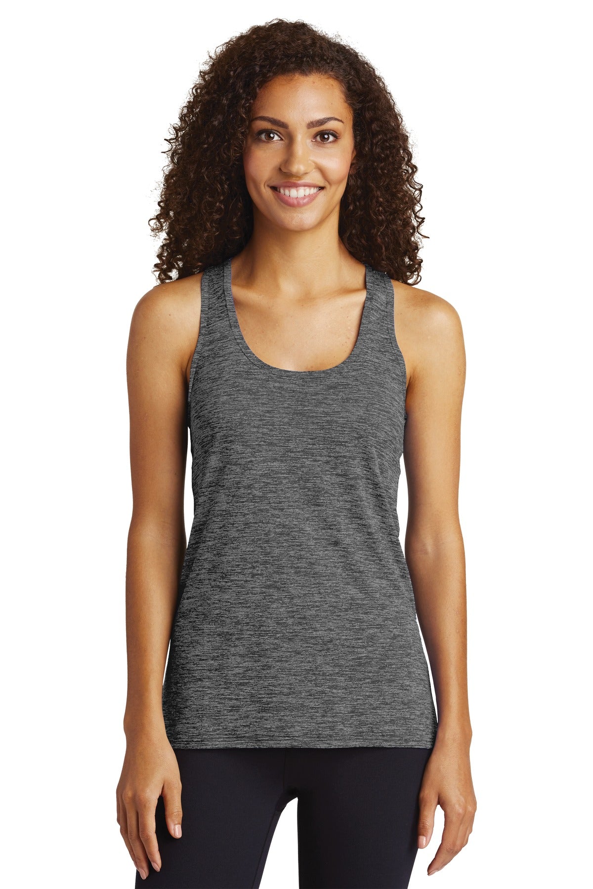 Sport-Tek ® Women's PosiCharge ® Electric Heather Racerback Tank. LST396