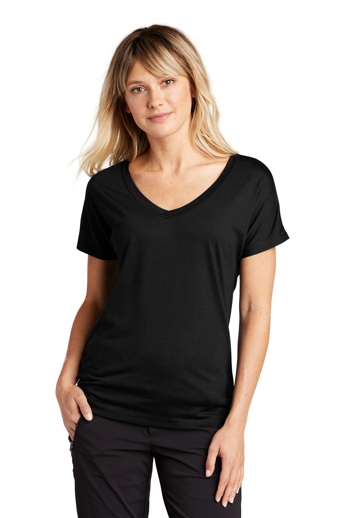 Sport-Tek ® Women's PosiCharge ® Tri-Blend Wicking Dolman Tee. LST401