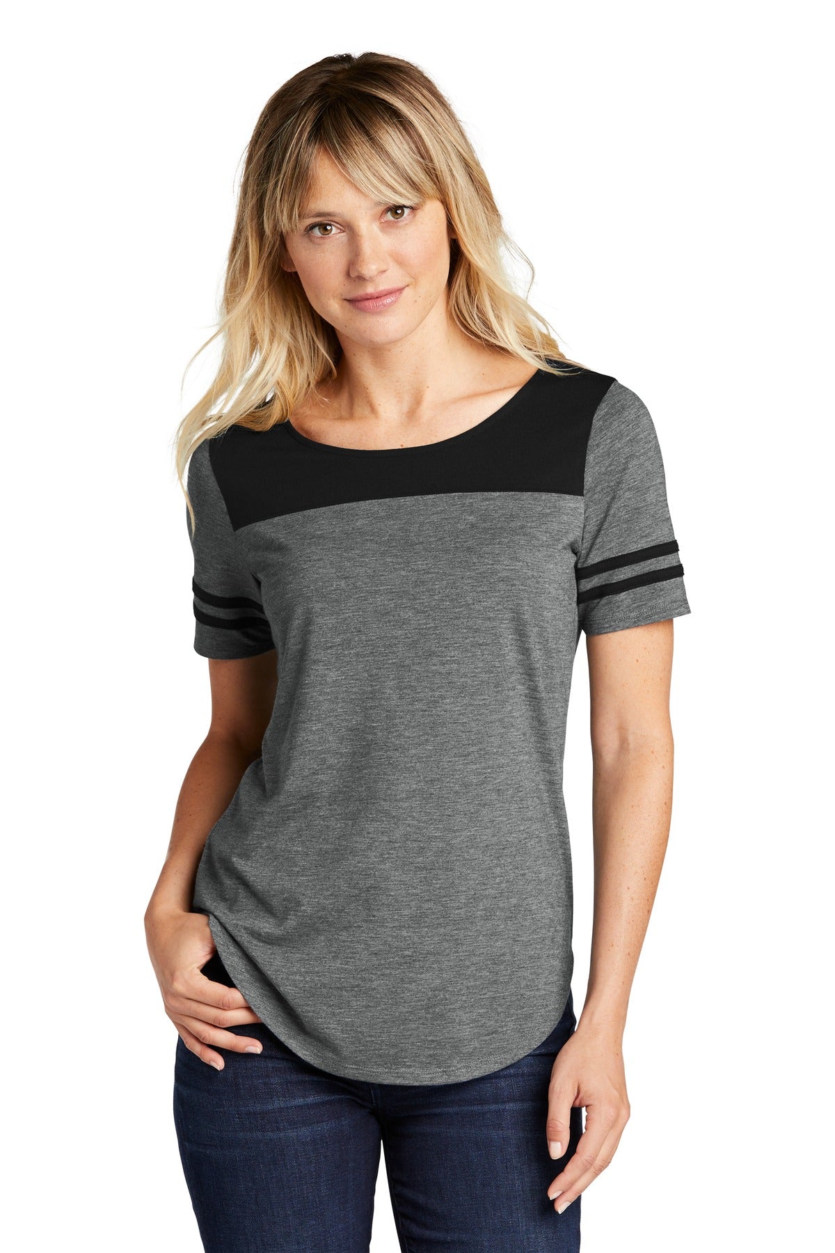 Sport-Tek ® Women's PosiCharge ® Tri-Blend Wicking Fan Tee. LST403