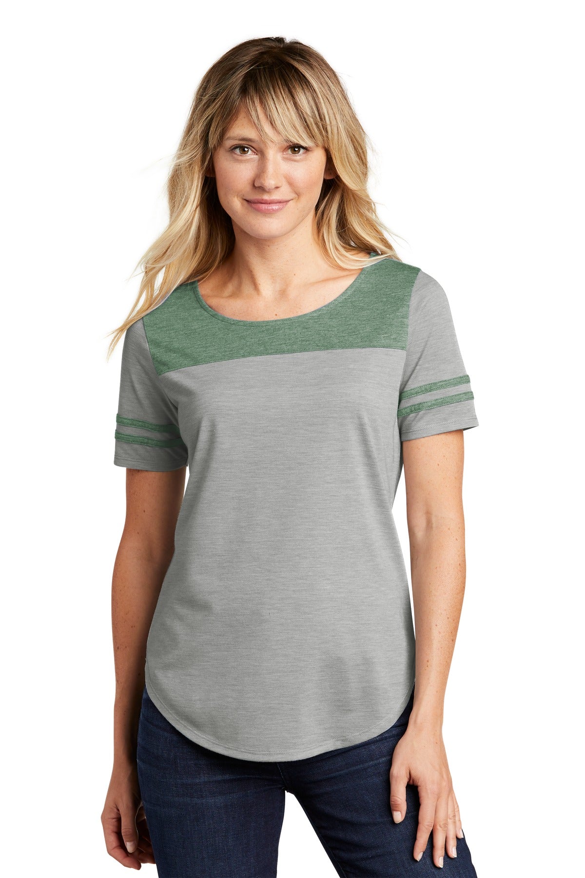 Sport-Tek ® Women's PosiCharge ® Tri-Blend Wicking Fan Tee. LST403