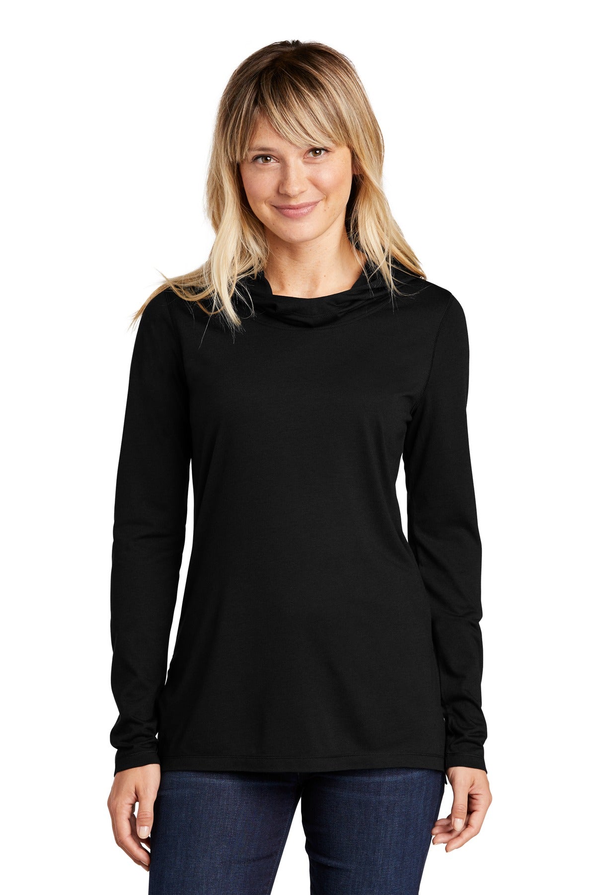 Sport-Tek® Women's PosiCharge ® Tri-Blend Wicking Long Sleeve Hoodie LST406