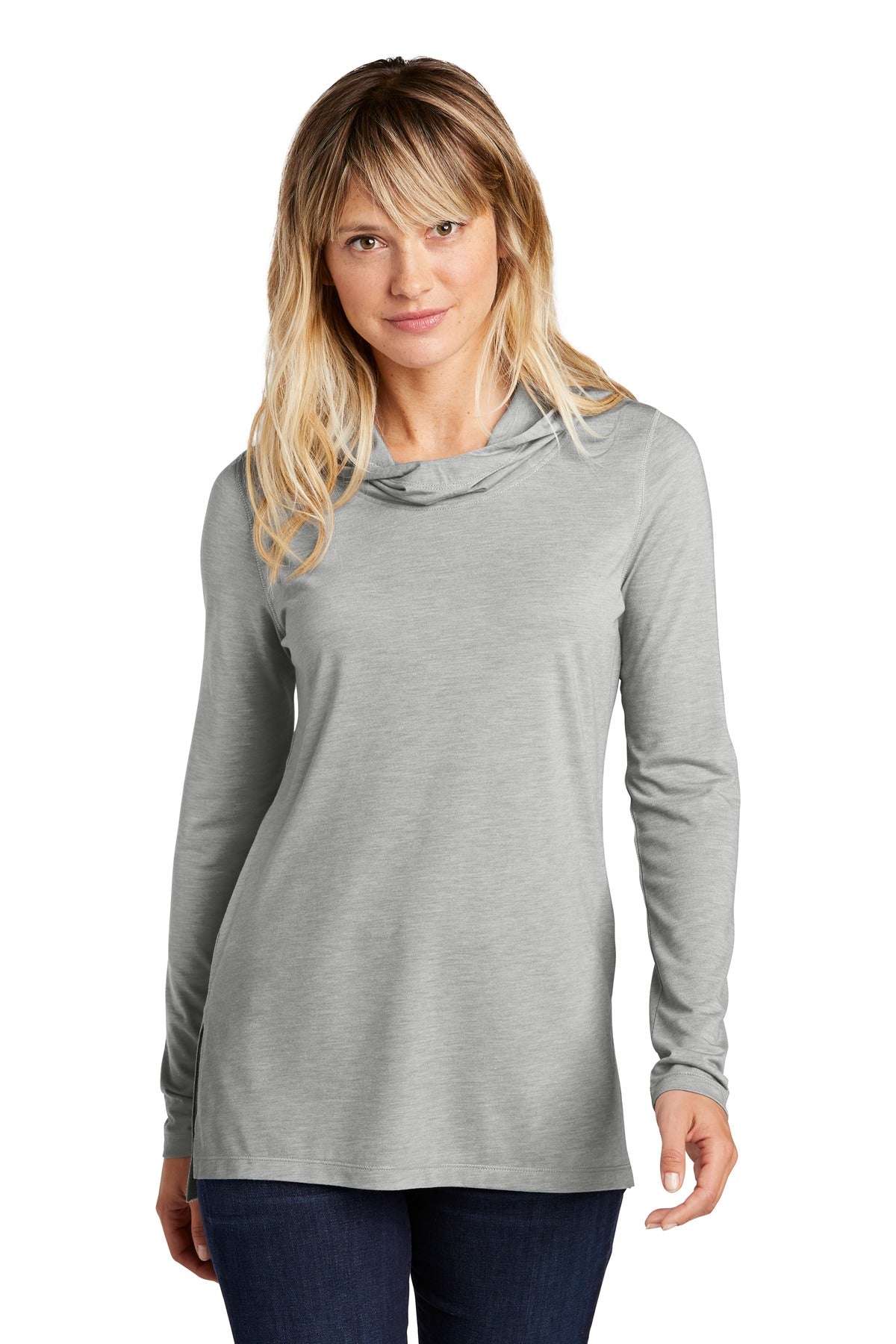 Sport-Tek® Women's PosiCharge ® Tri-Blend Wicking Long Sleeve Hoodie LST406