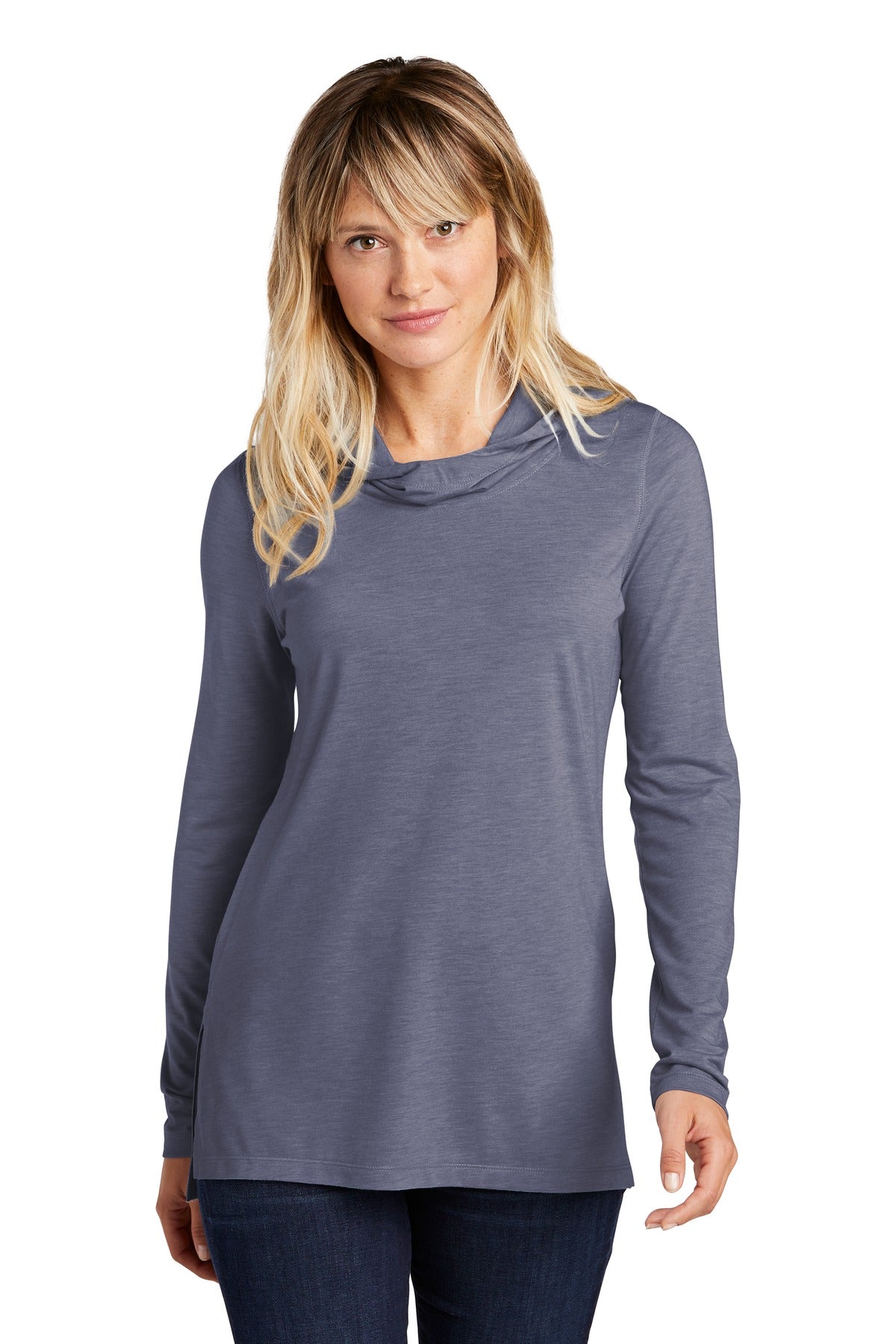 Sport-Tek® Women's PosiCharge ® Tri-Blend Wicking Long Sleeve Hoodie LST406