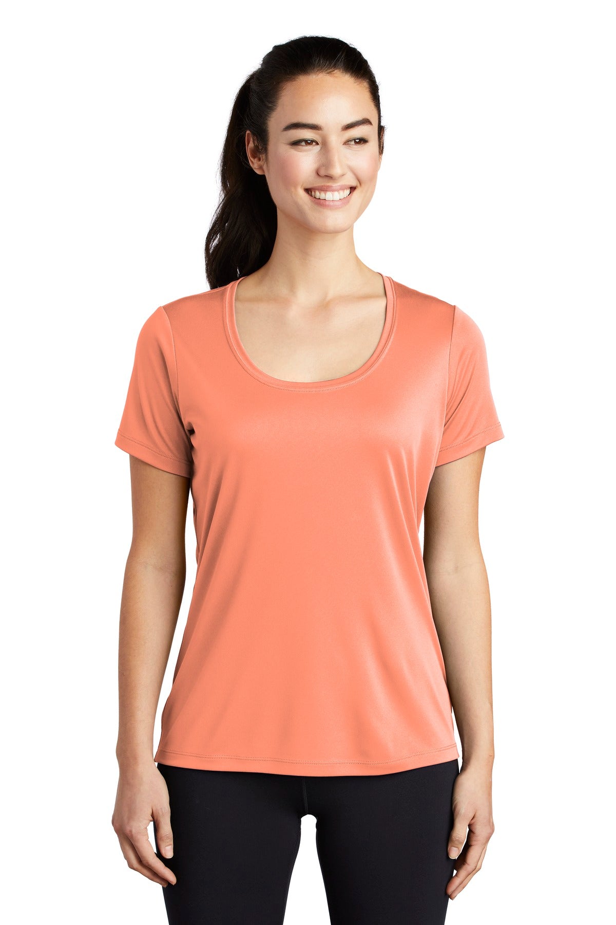 Sport-Tek ® Women's Posi-UV® Pro Scoop Neck Tee. LST420