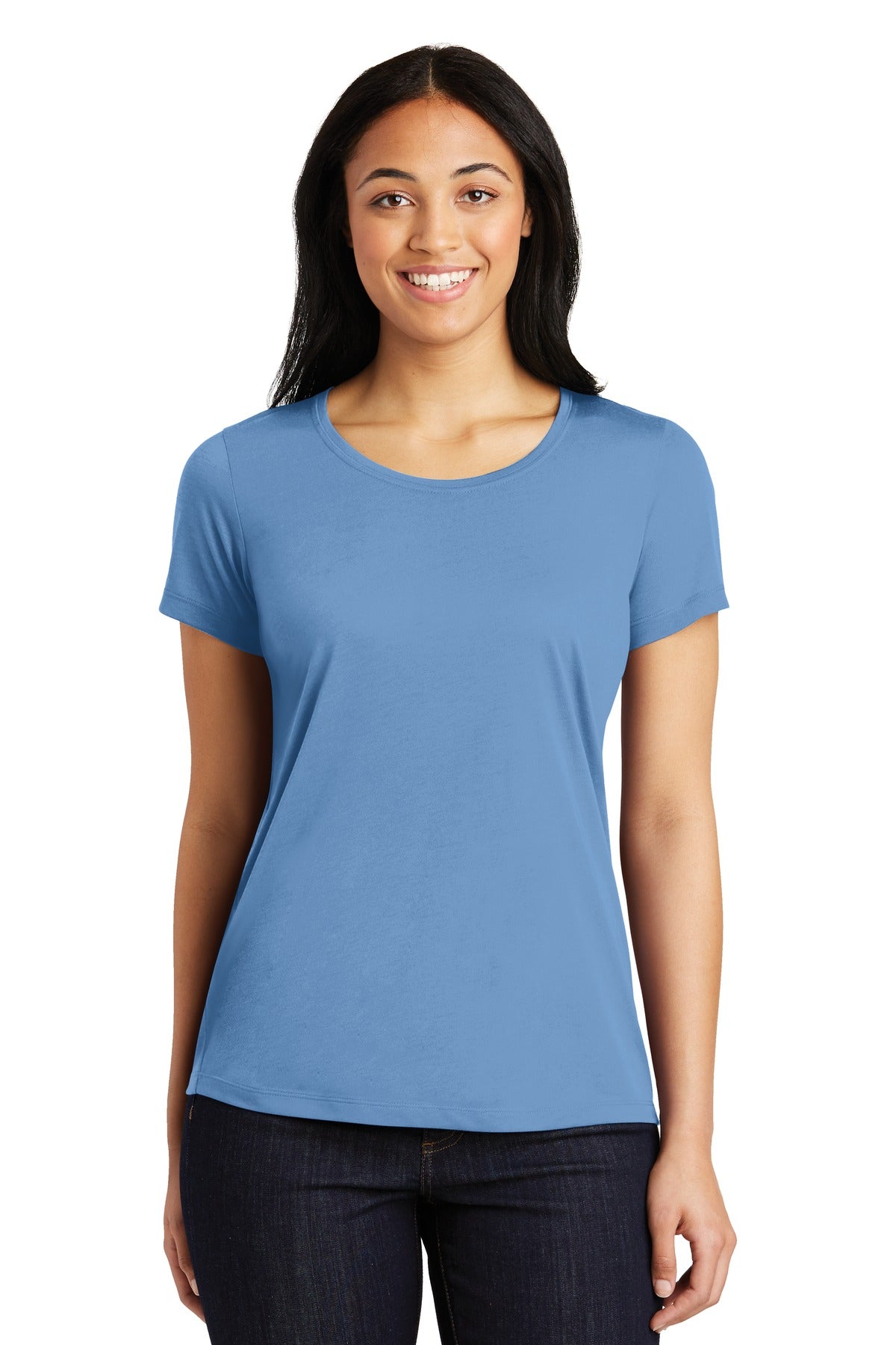 Sport-Tek® Women's PosiCharge® Competitor™ Cotton Touch™ Scoop Neck Tee. LST450