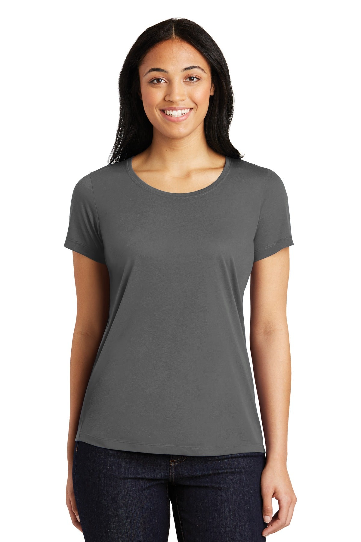 Sport-Tek® Women's PosiCharge® Competitor™ Cotton Touch™ Scoop Neck Tee. LST450