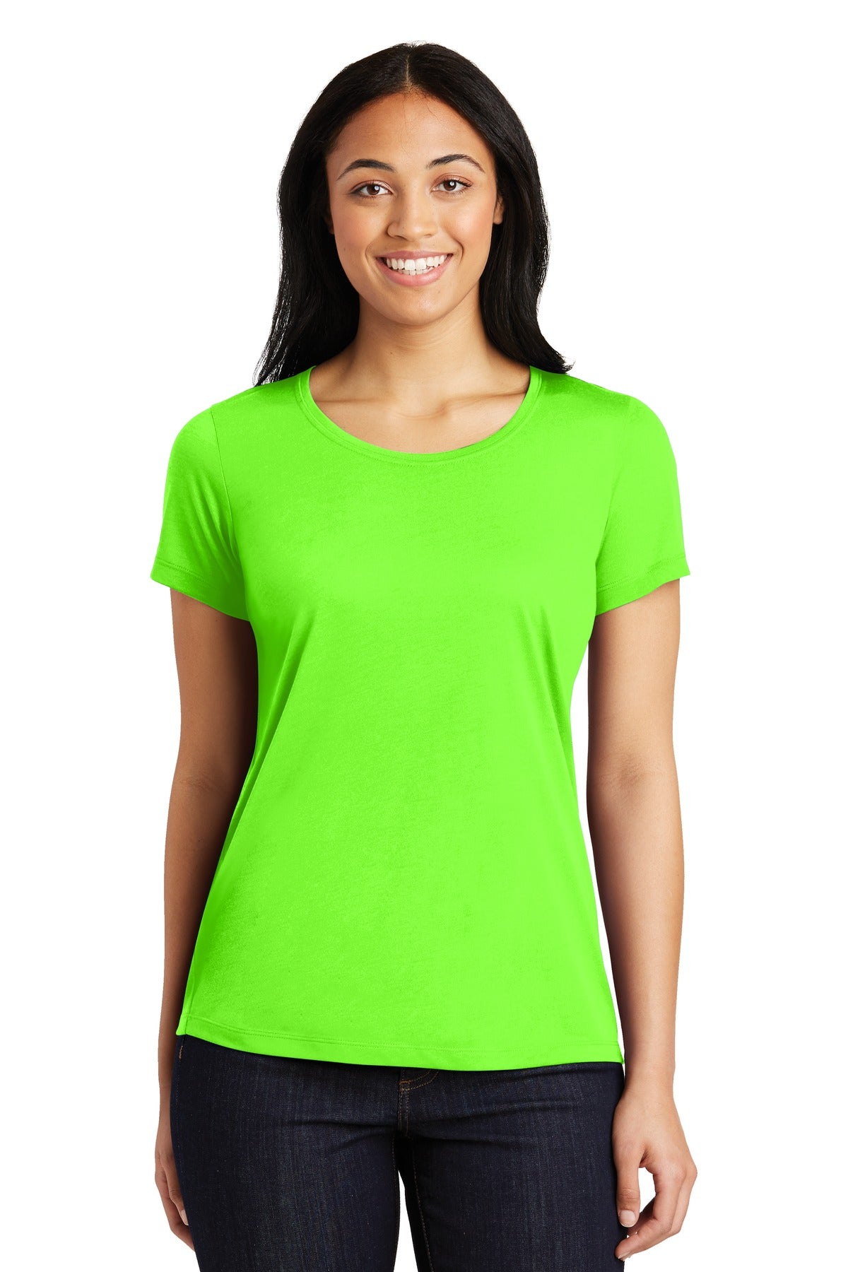 Sport-Tek® Women's PosiCharge® Competitor™ Cotton Touch™ Scoop Neck Tee. LST450