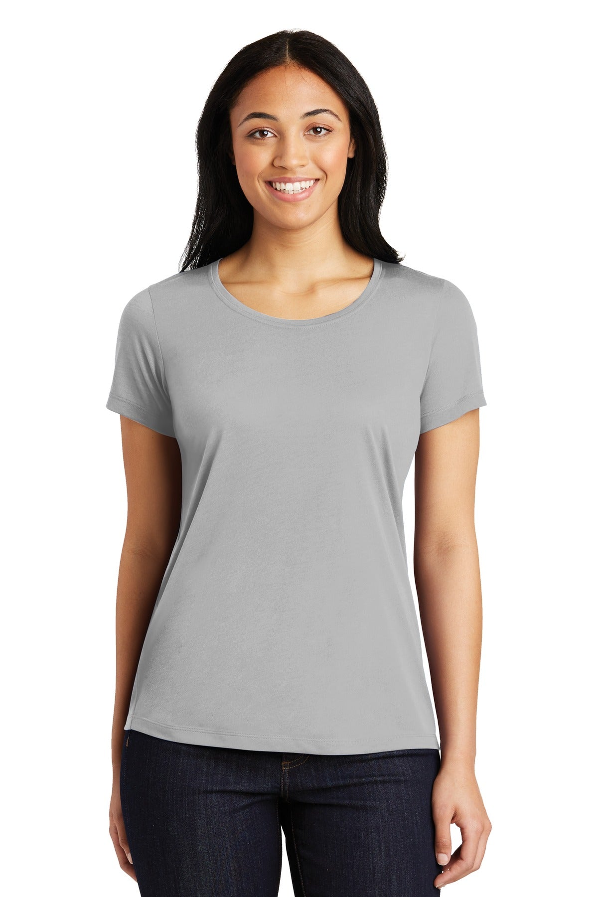 Sport-Tek® Women's PosiCharge® Competitor™ Cotton Touch™ Scoop Neck Tee. LST450