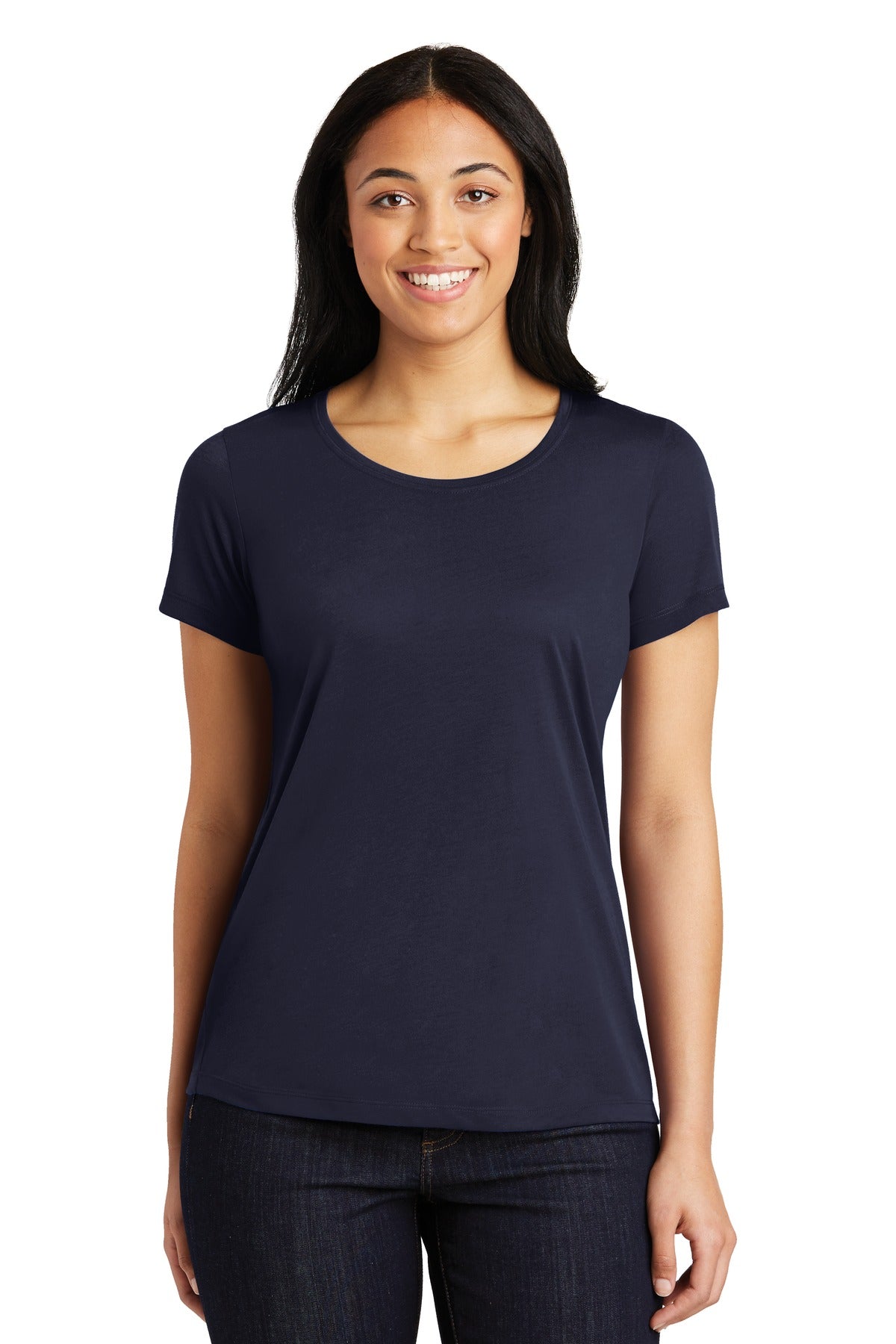 Sport-Tek® Women's PosiCharge® Competitor™ Cotton Touch™ Scoop Neck Tee. LST450