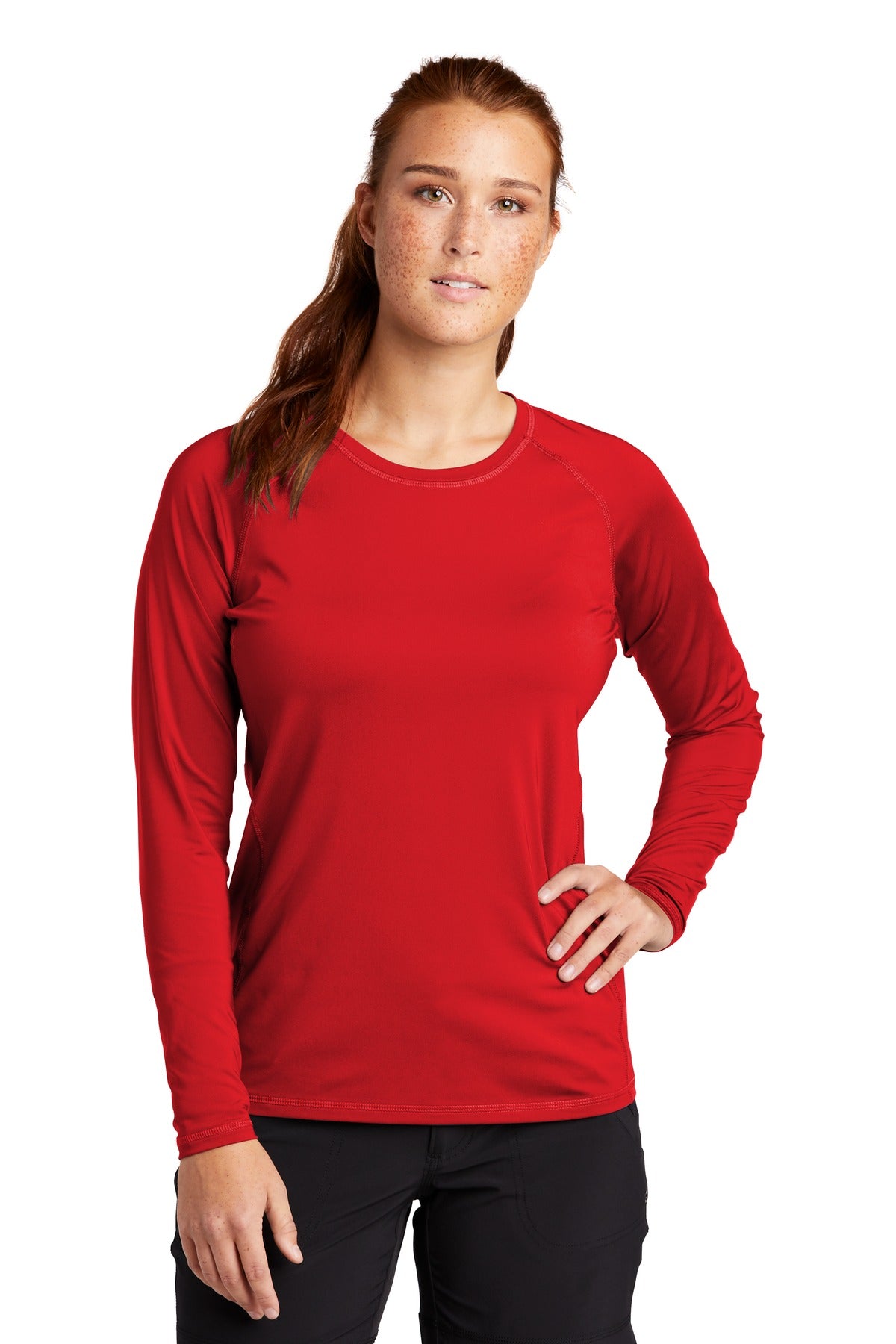 Sport-Tek ® Women's Long Sleeve Rashguard Tee. LST470LS