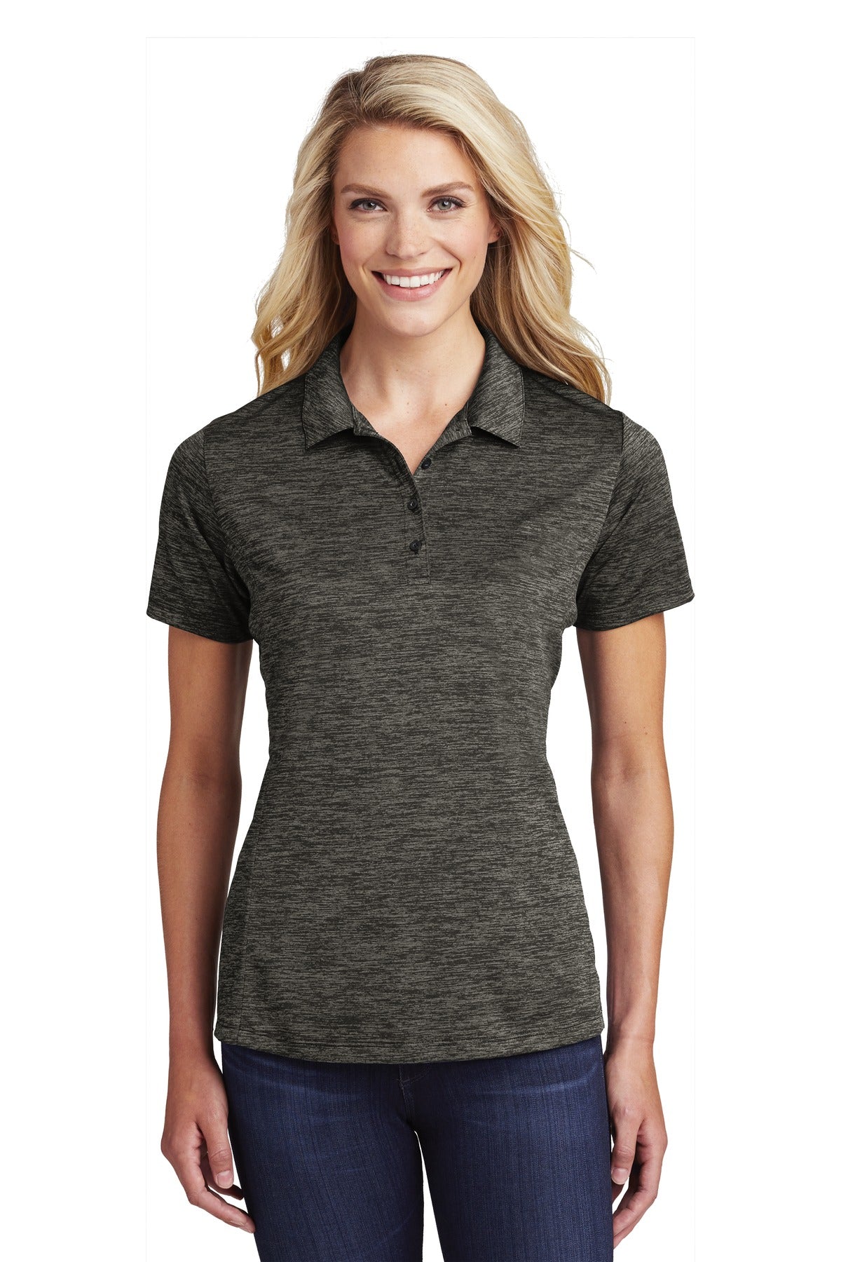 Sport-Tek ® Women's PosiCharge ® Electric Heather Polo. LST590