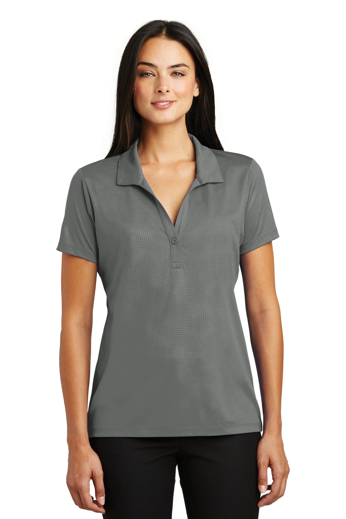 Sport-Tek® Women's Embossed PosiCharge® Tough Polo®. LST630