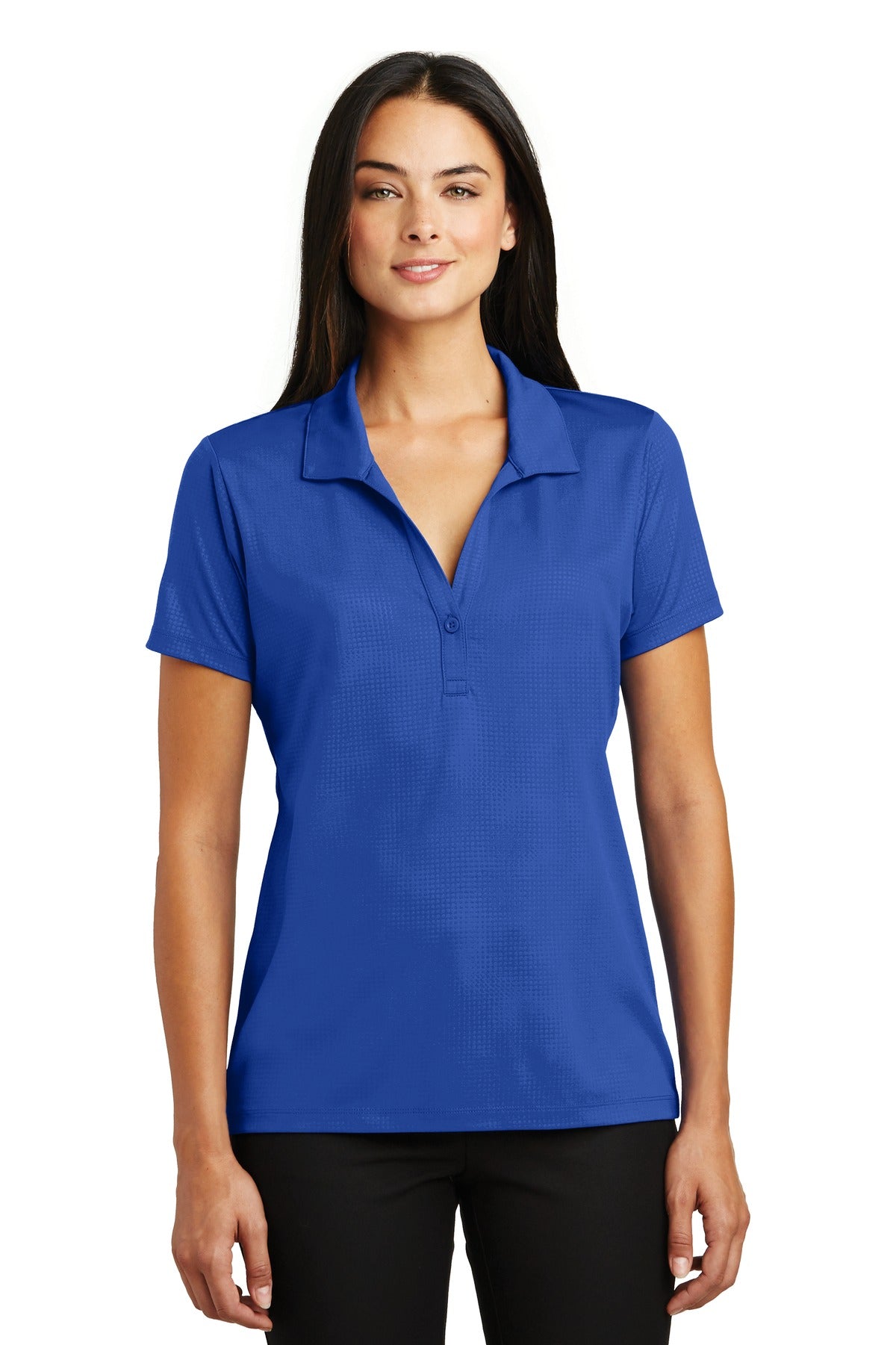 Sport-Tek® Women's Embossed PosiCharge® Tough Polo®. LST630