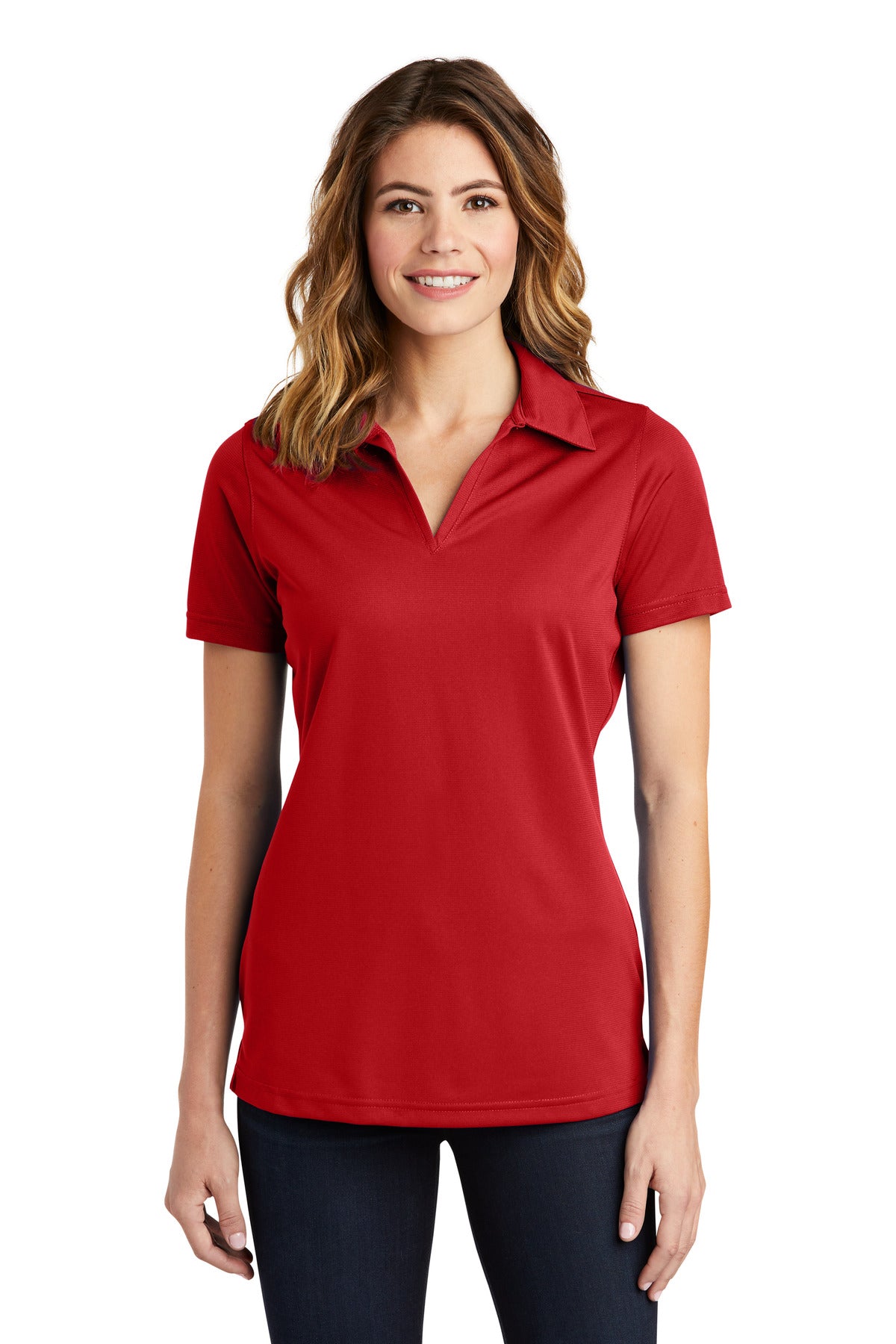 Sport-Tek® Women's PosiCharge® Active Textured Polo. LST690