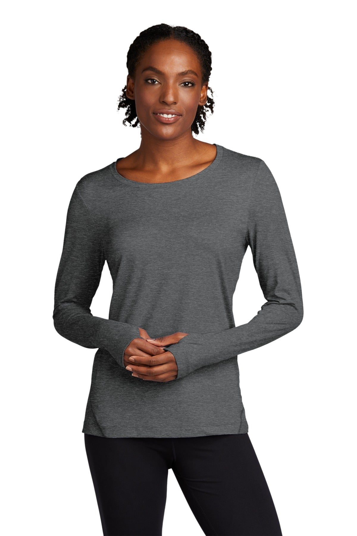 Sport-Tek ® Women's Exchange 1.5 Long Sleeve Crew. LST710