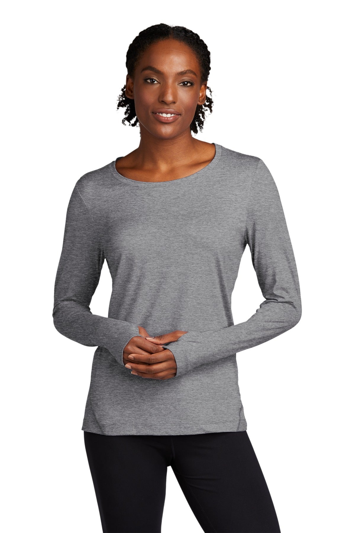 Sport-Tek ® Women's Exchange 1.5 Long Sleeve Crew. LST710