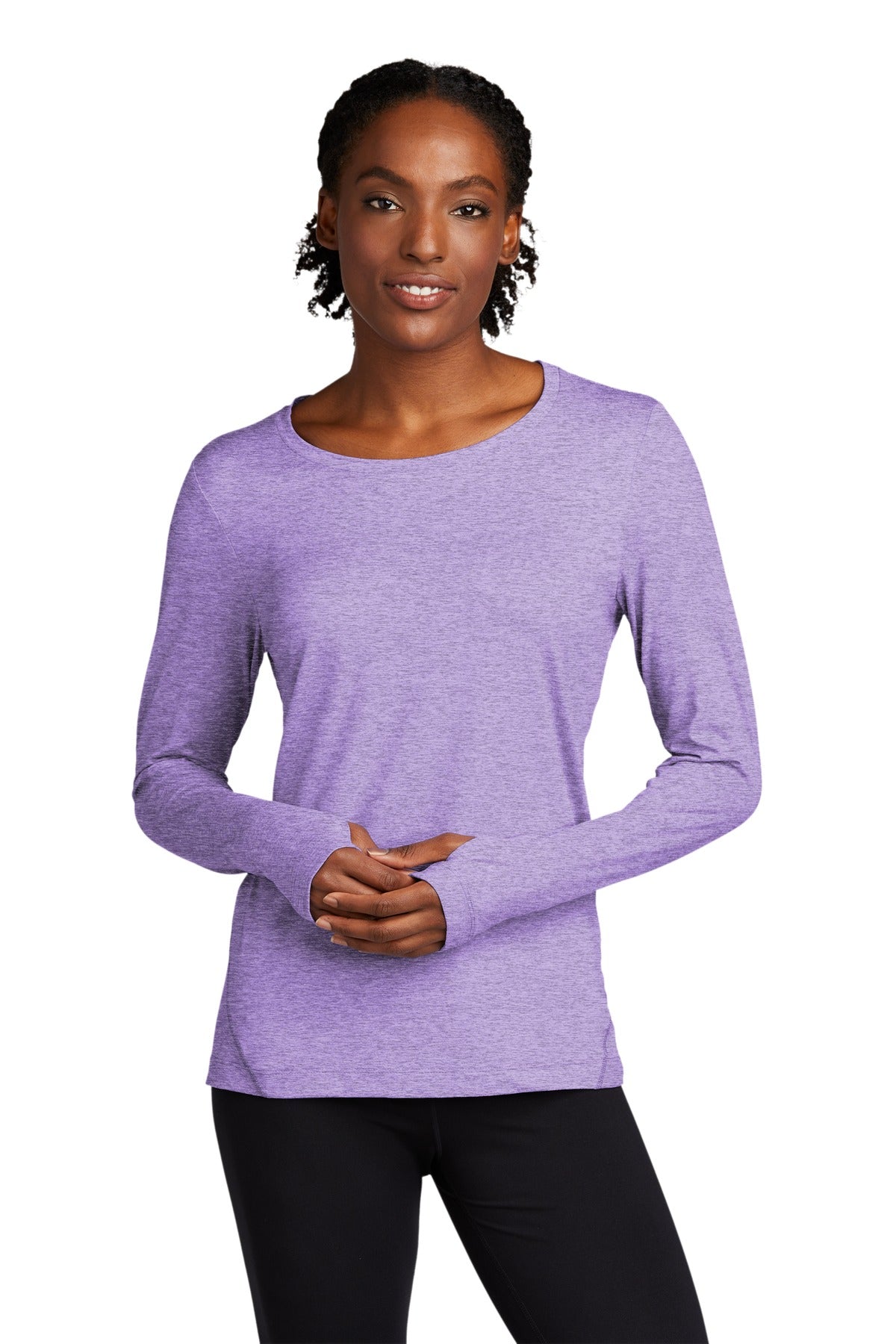 Sport-Tek ® Women's Exchange 1.5 Long Sleeve Crew. LST710