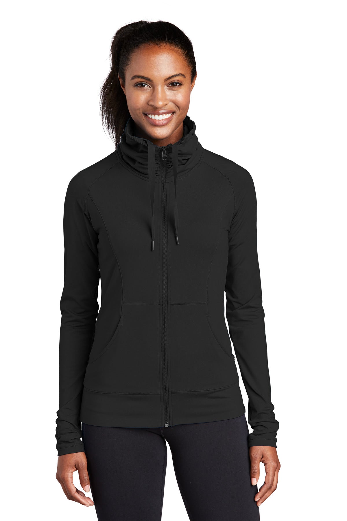 Sport-Tek® Women's Sport-Wick® Stretch Full-Zip Jacket. LST852