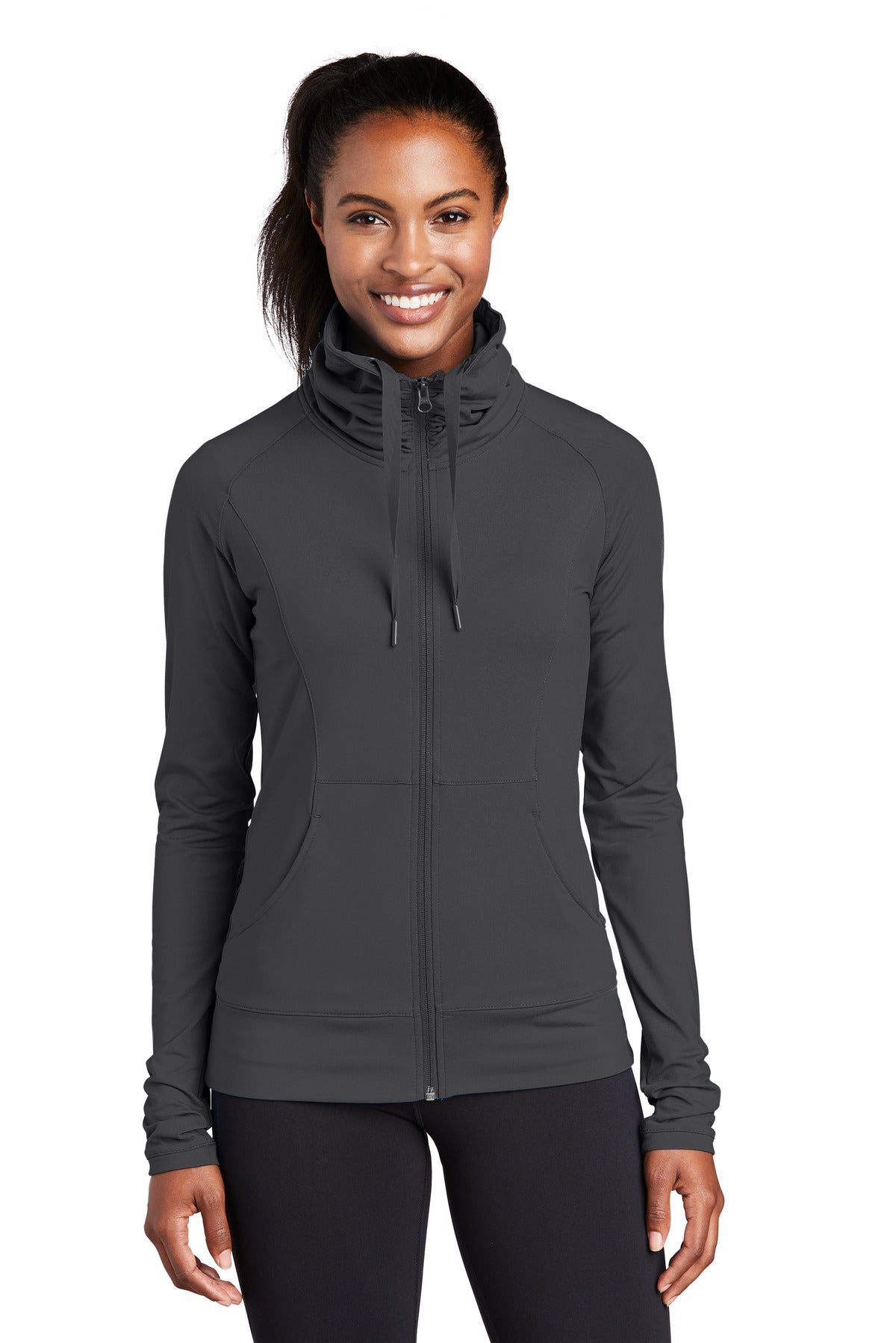 Sport-Tek® Women's Sport-Wick® Stretch Full-Zip Jacket. LST852