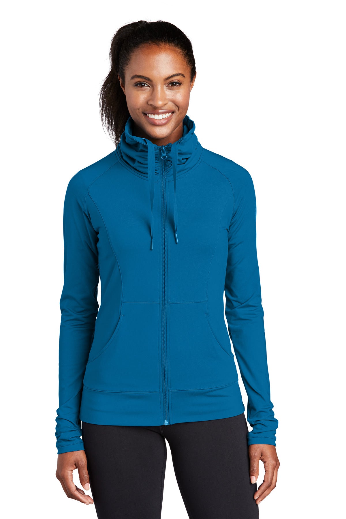 Sport-Tek® Women's Sport-Wick® Stretch Full-Zip Jacket. LST852