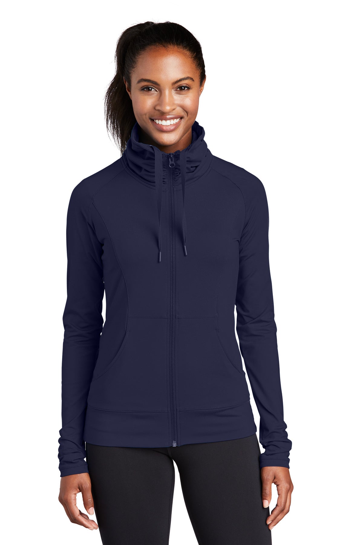 Sport-Tek® Women's Sport-Wick® Stretch Full-Zip Jacket. LST852