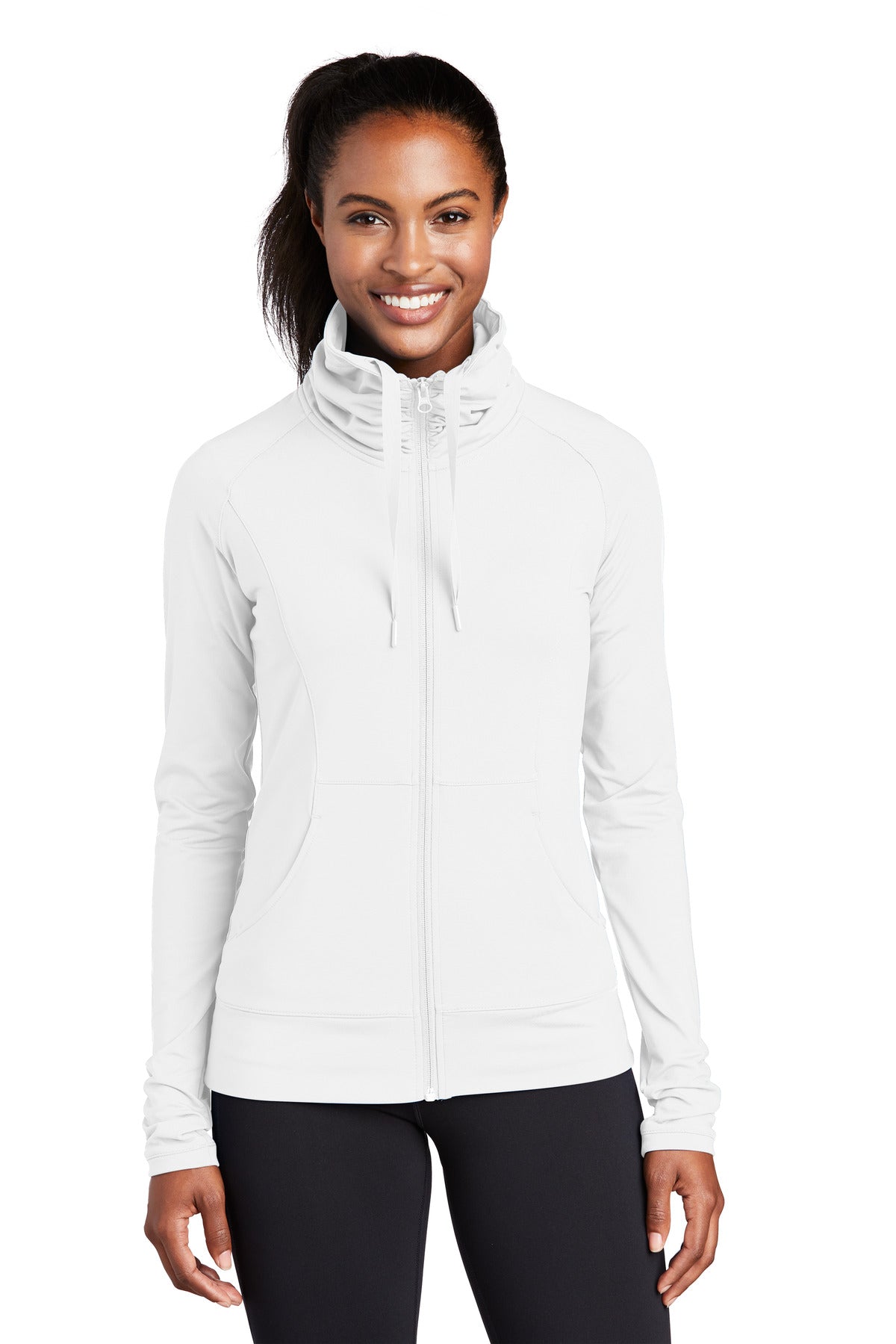 Sport-Tek® Women's Sport-Wick® Stretch Full-Zip Jacket. LST852