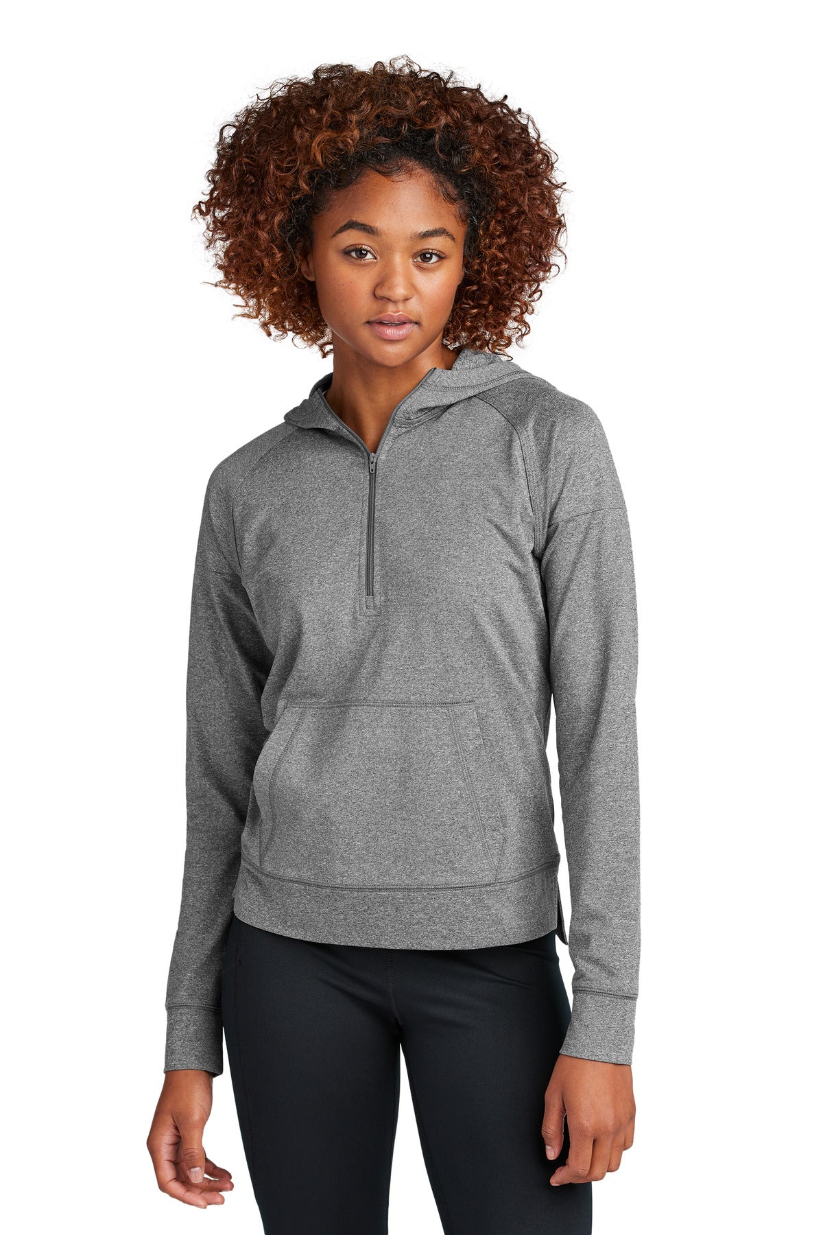 Sport-Tek® Women's Sport-Wick® Stretch 1/2-Zip Hoodie LST856