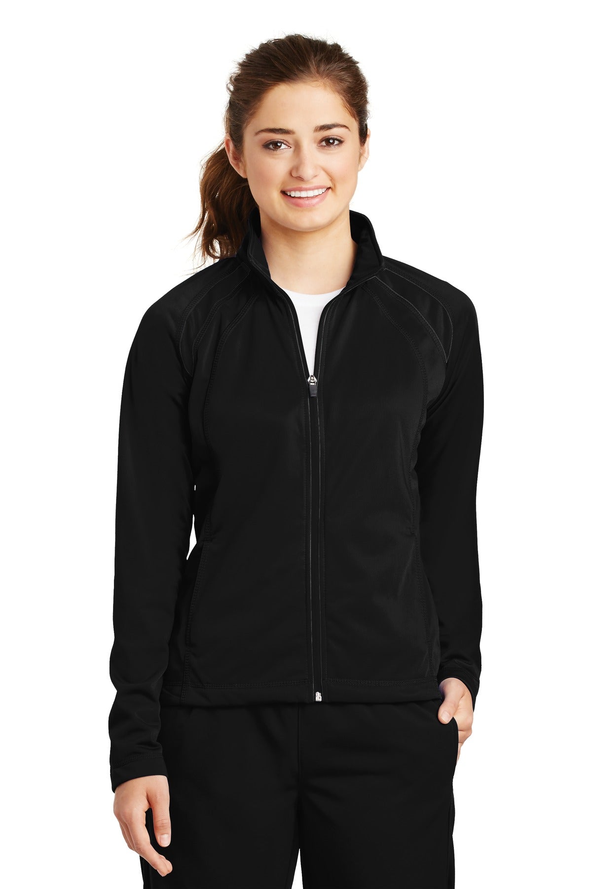 Sport-Tek® Women's Tricot Track Jacket. LST90