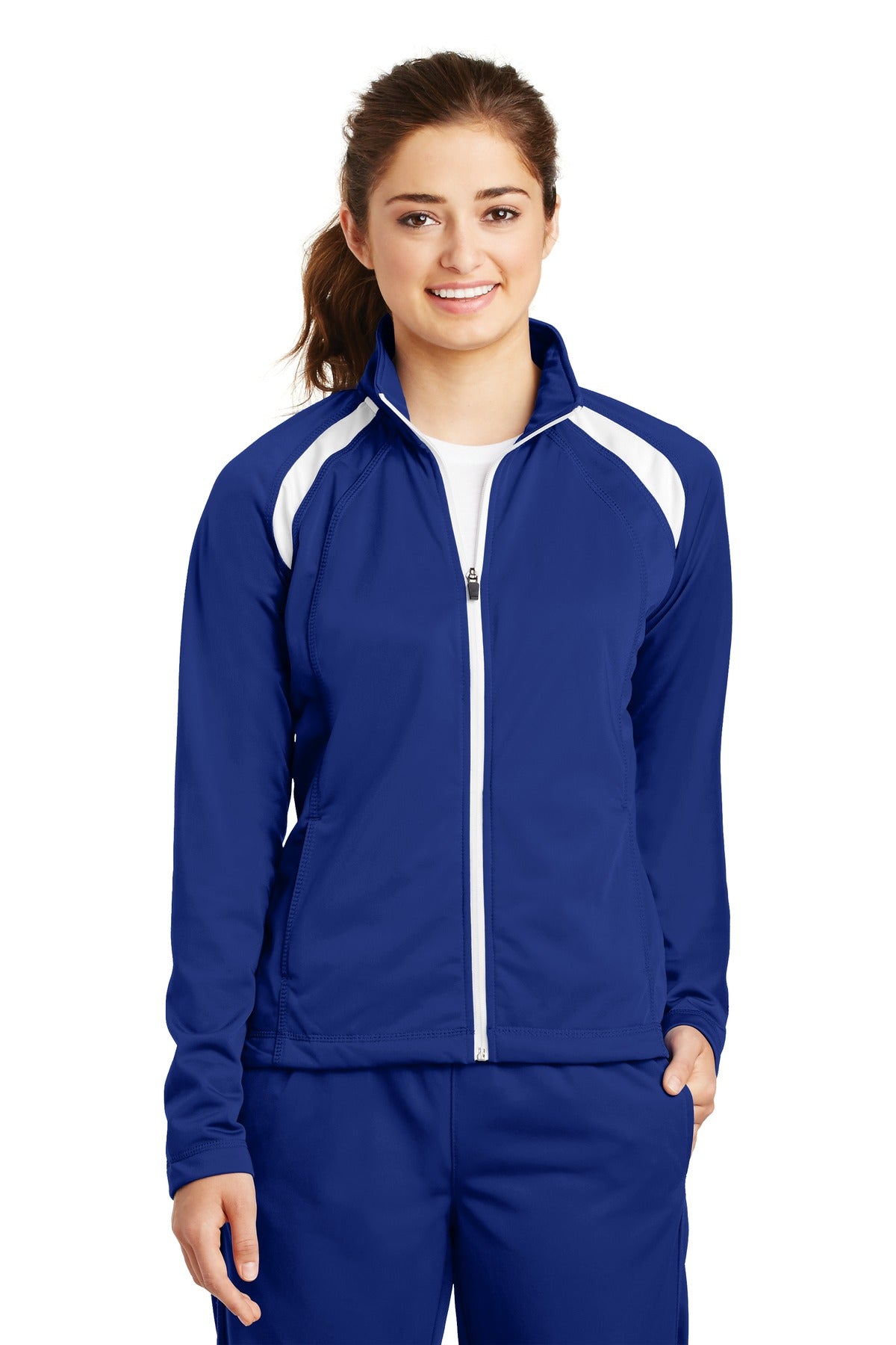 Sport-Tek® Women's Tricot Track Jacket. LST90