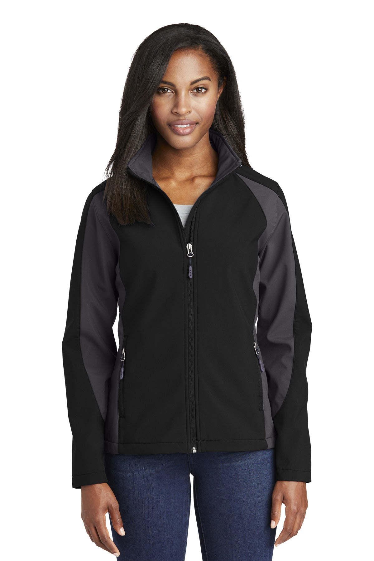 Sport-Tek® Women's Colorblock Soft Shell Jacket. LST970