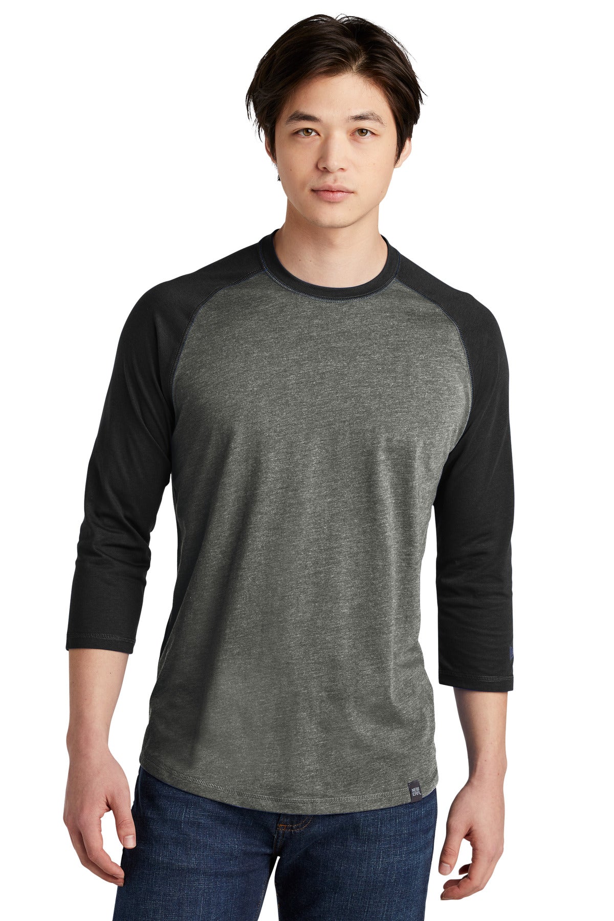 New Era ® Heritage Blend 3/4-Sleeve Baseball Raglan Tee. NEA104