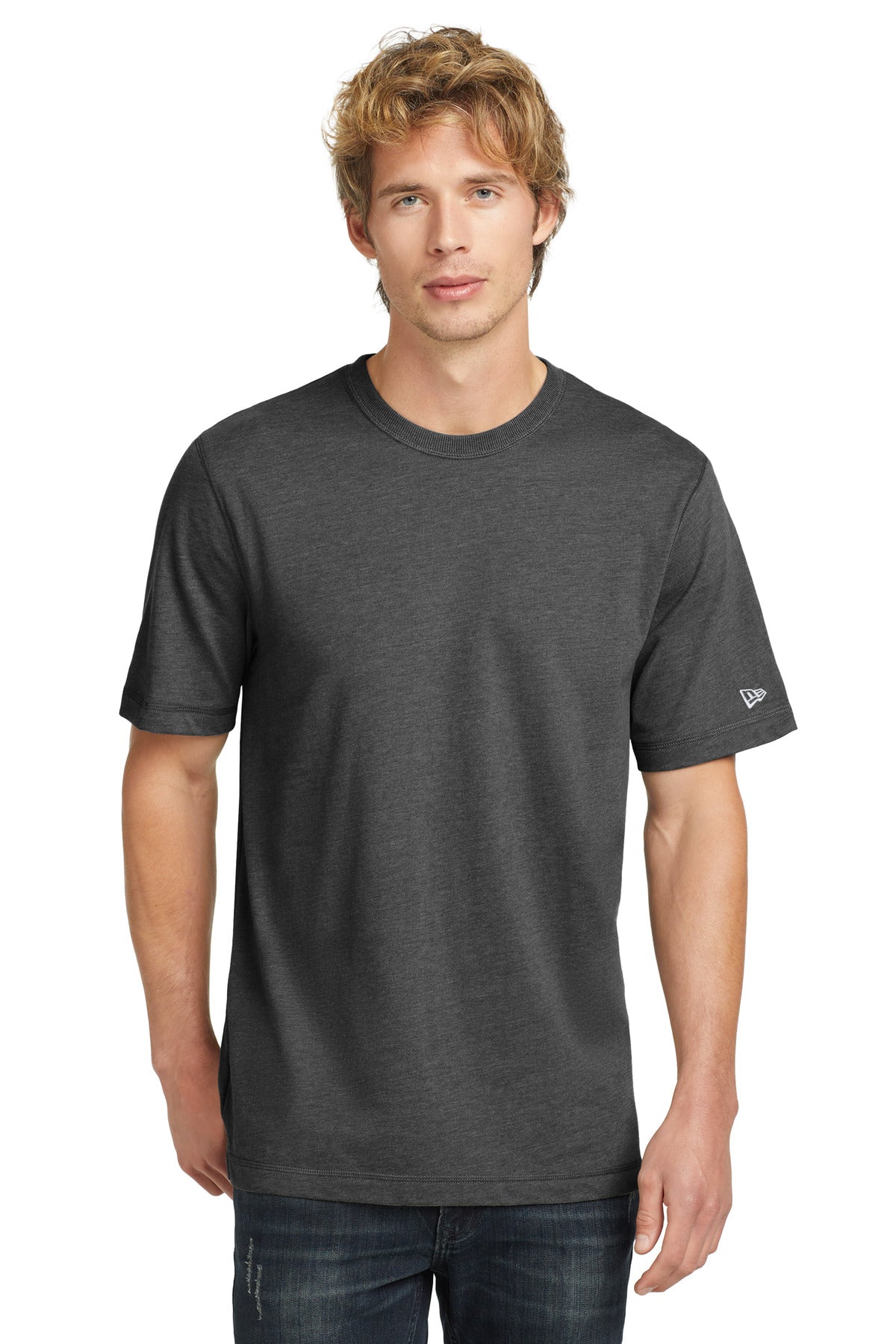 New Era ® Sueded Cotton Blend Crew Tee. NEA120