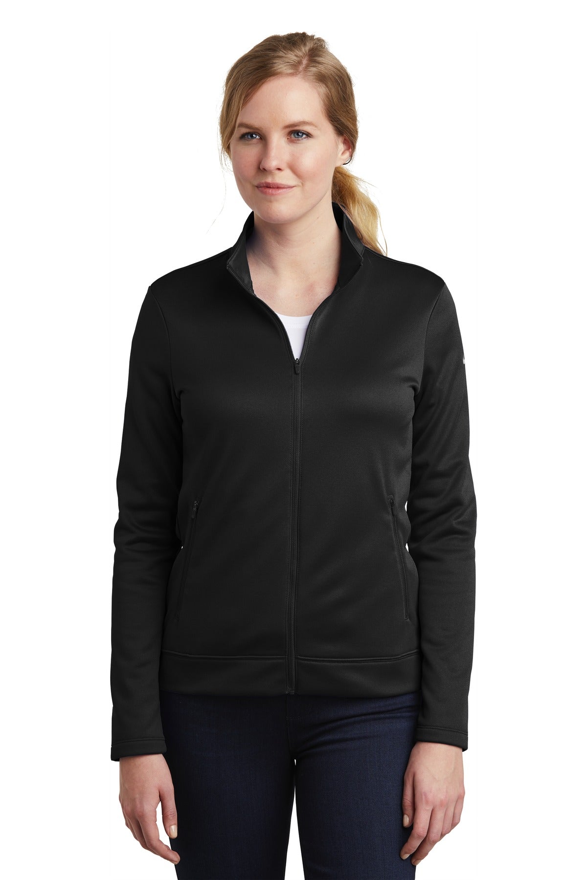 Nike Women's Therma-FIT Full-Zip Fleece. NKAH6260