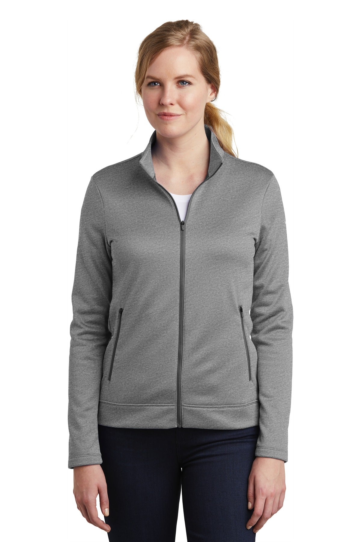 Nike Women's Therma-FIT Full-Zip Fleece. NKAH6260