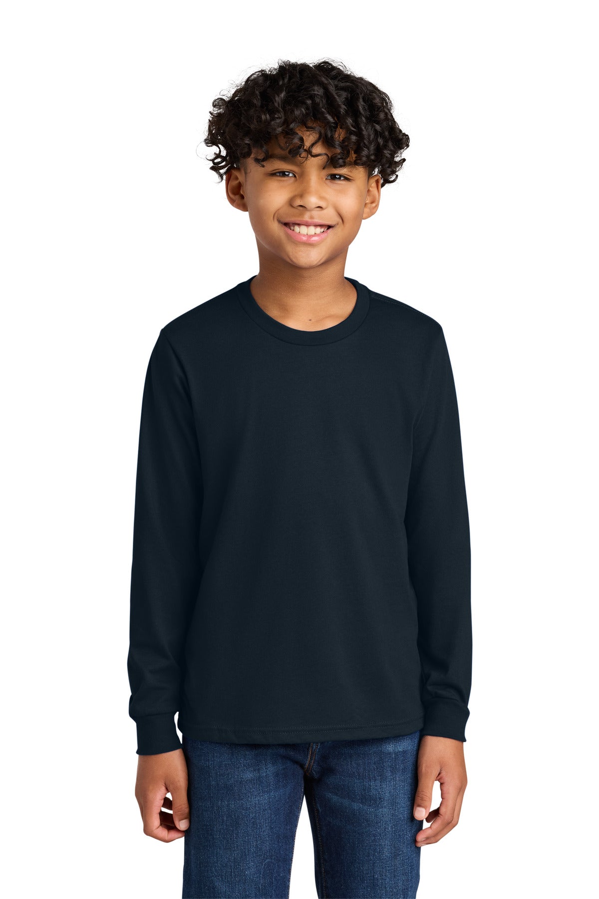Next Level Apparel® Youth Cotton Long Sleeve Tee NL3311