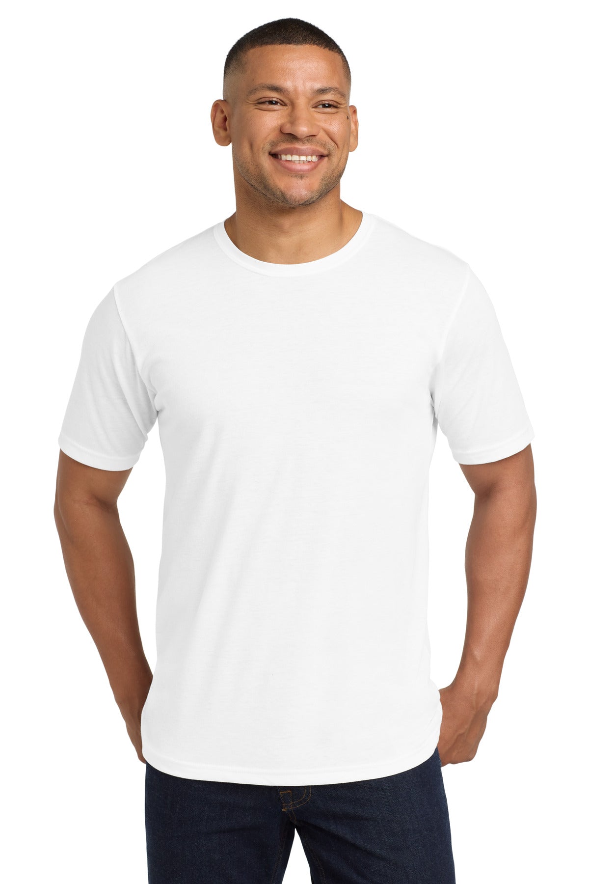 Next Level Apparel®  Adult Poly/Cotton Tee. NL6200