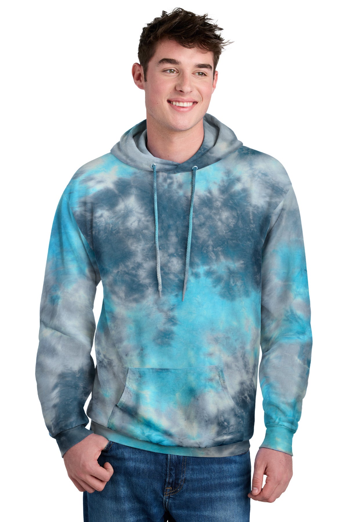 Port & Company? Crystal Tie-Dye Pullover Hoodie PC144