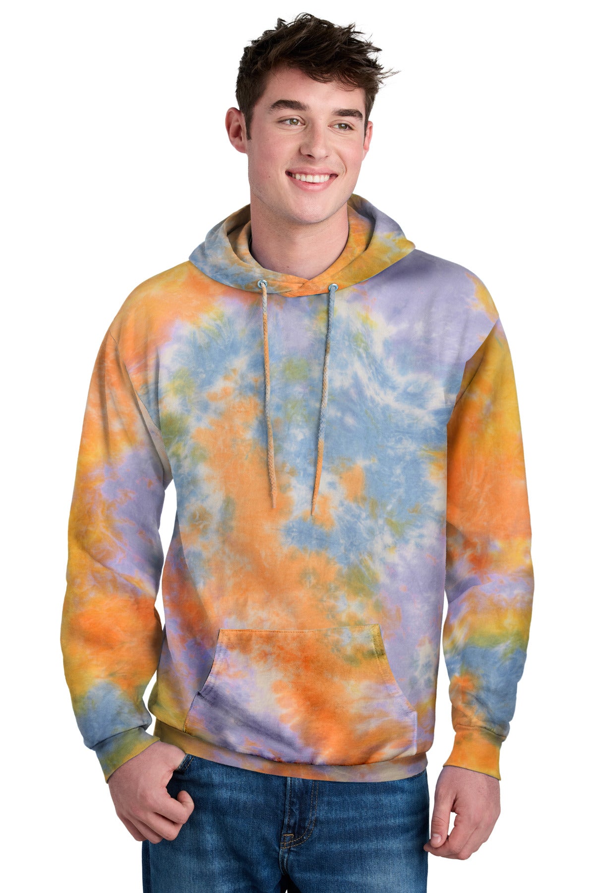 Port & Company? Crystal Tie-Dye Pullover Hoodie PC144