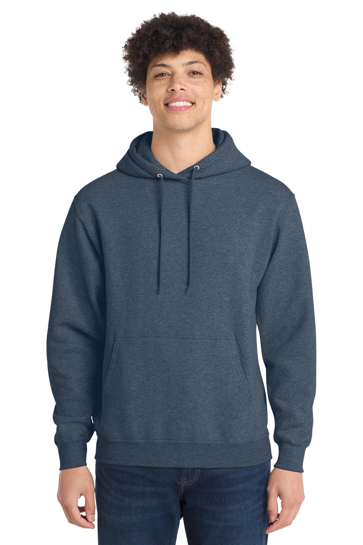 Heathered Navy