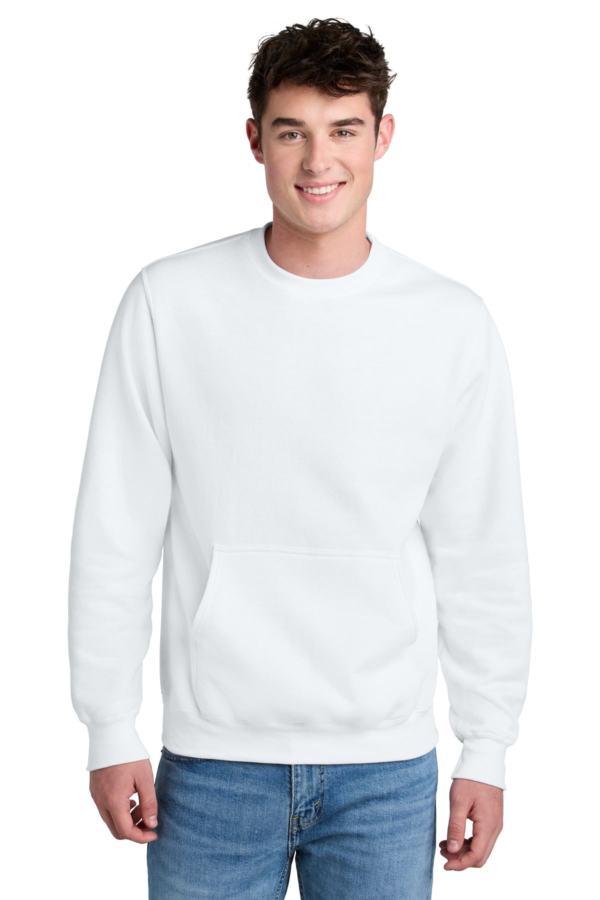 Port & Company? Core Fleece Crewneck Pocket Sweatshirt PC78PKT