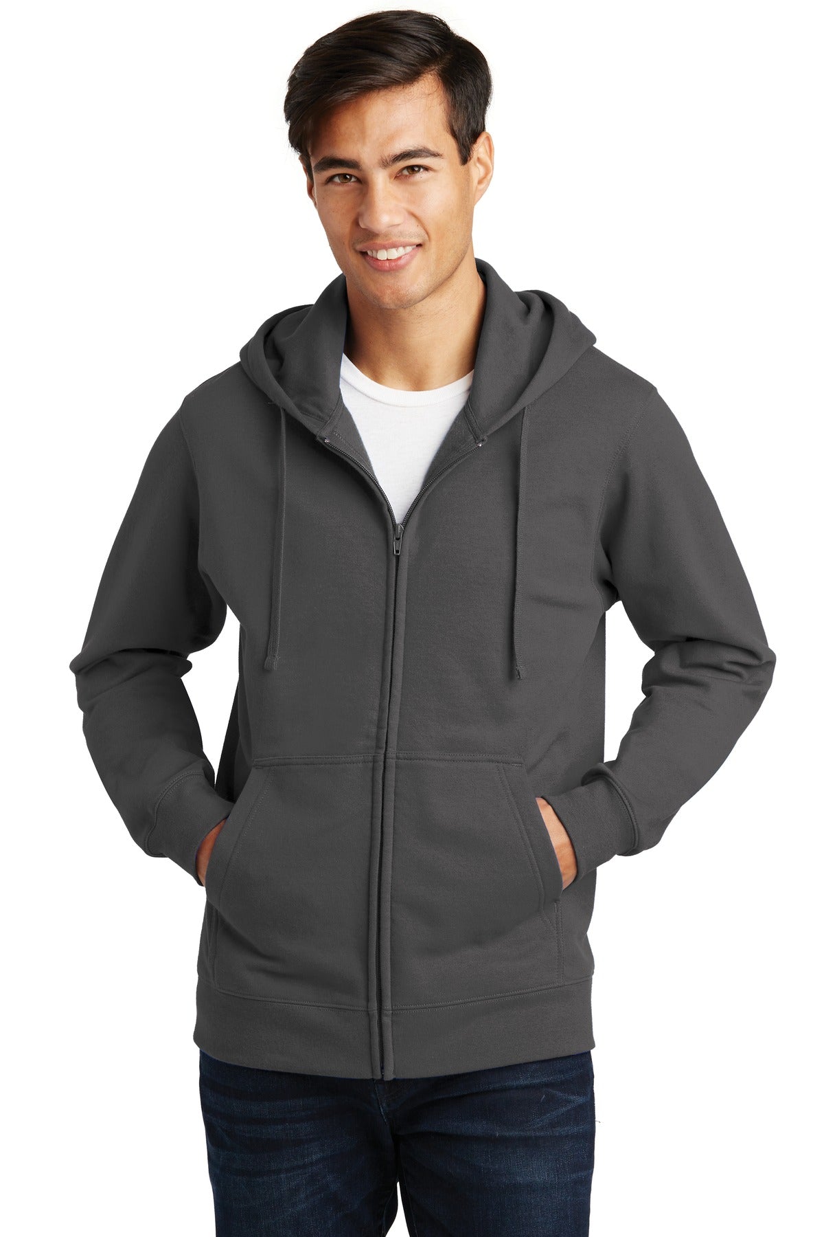 Port & Company? Fan Favorite Fleece Full-Zip Hooded Sweatshirt. PC850ZH
