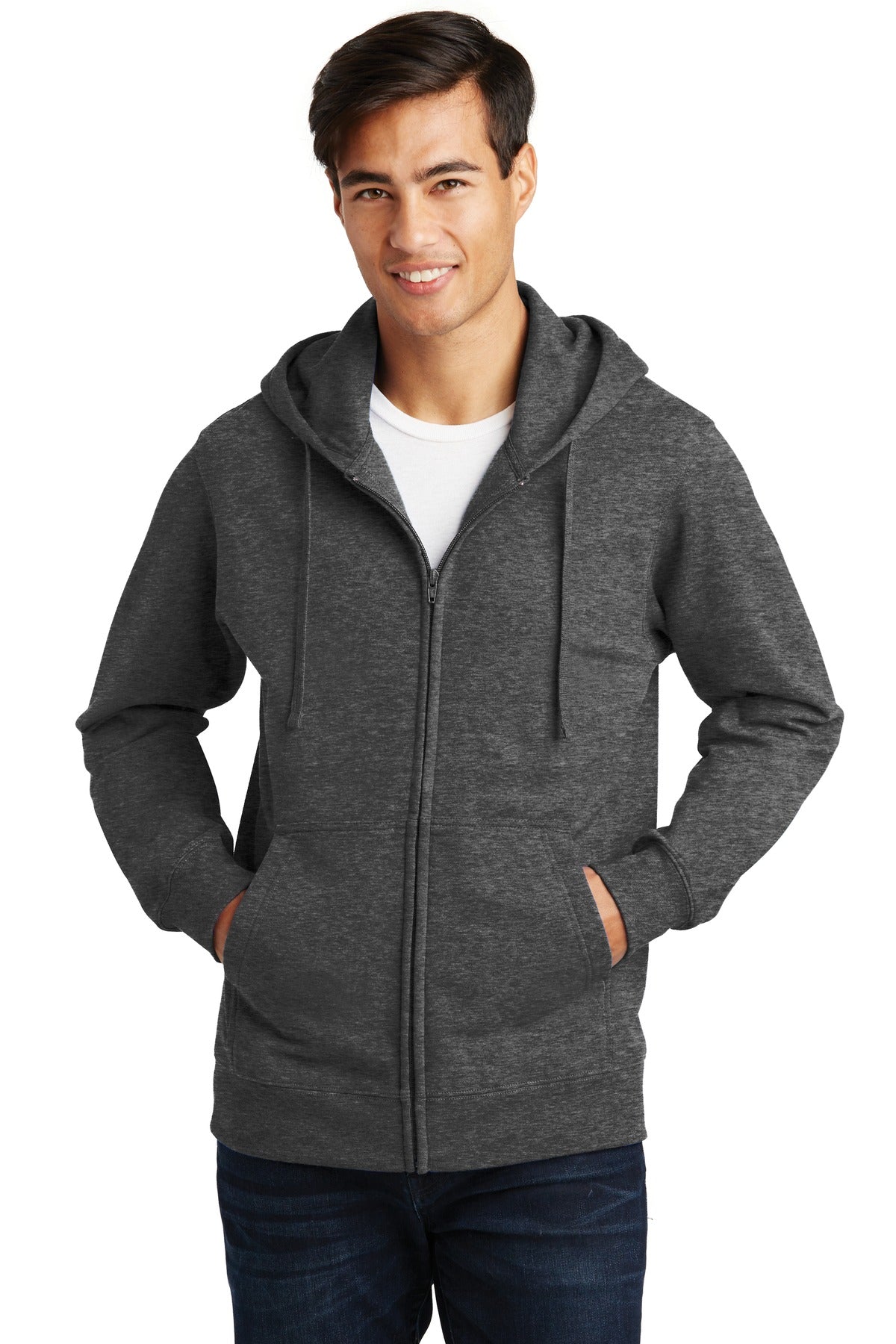 Port & Company? Fan Favorite Fleece Full-Zip Hooded Sweatshirt. PC850ZH