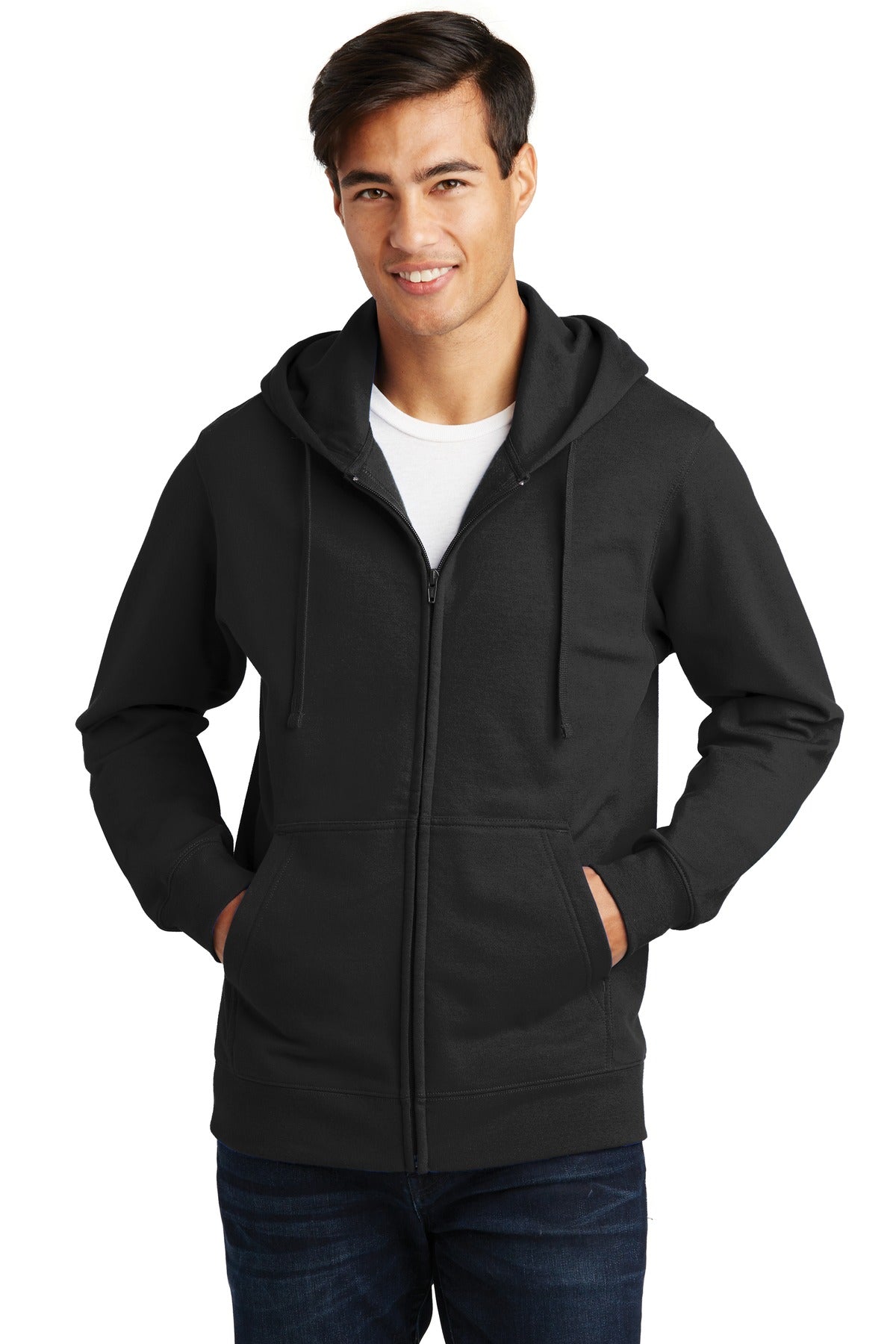 Port & Company? Fan Favorite Fleece Full-Zip Hooded Sweatshirt. PC850ZH