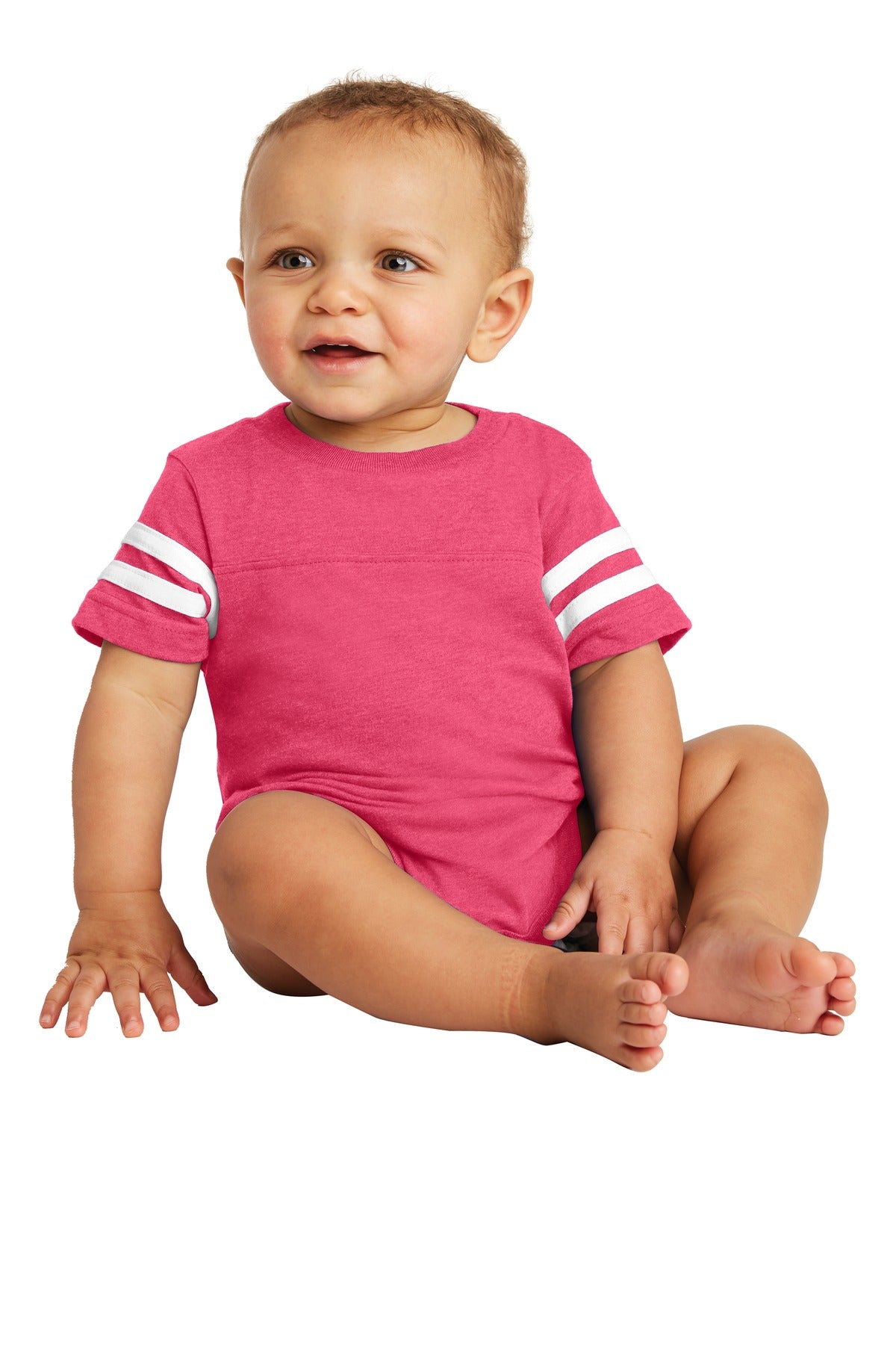 Rabbit Skins? Infant Football Fine Jersey Bodysuit. RS4437