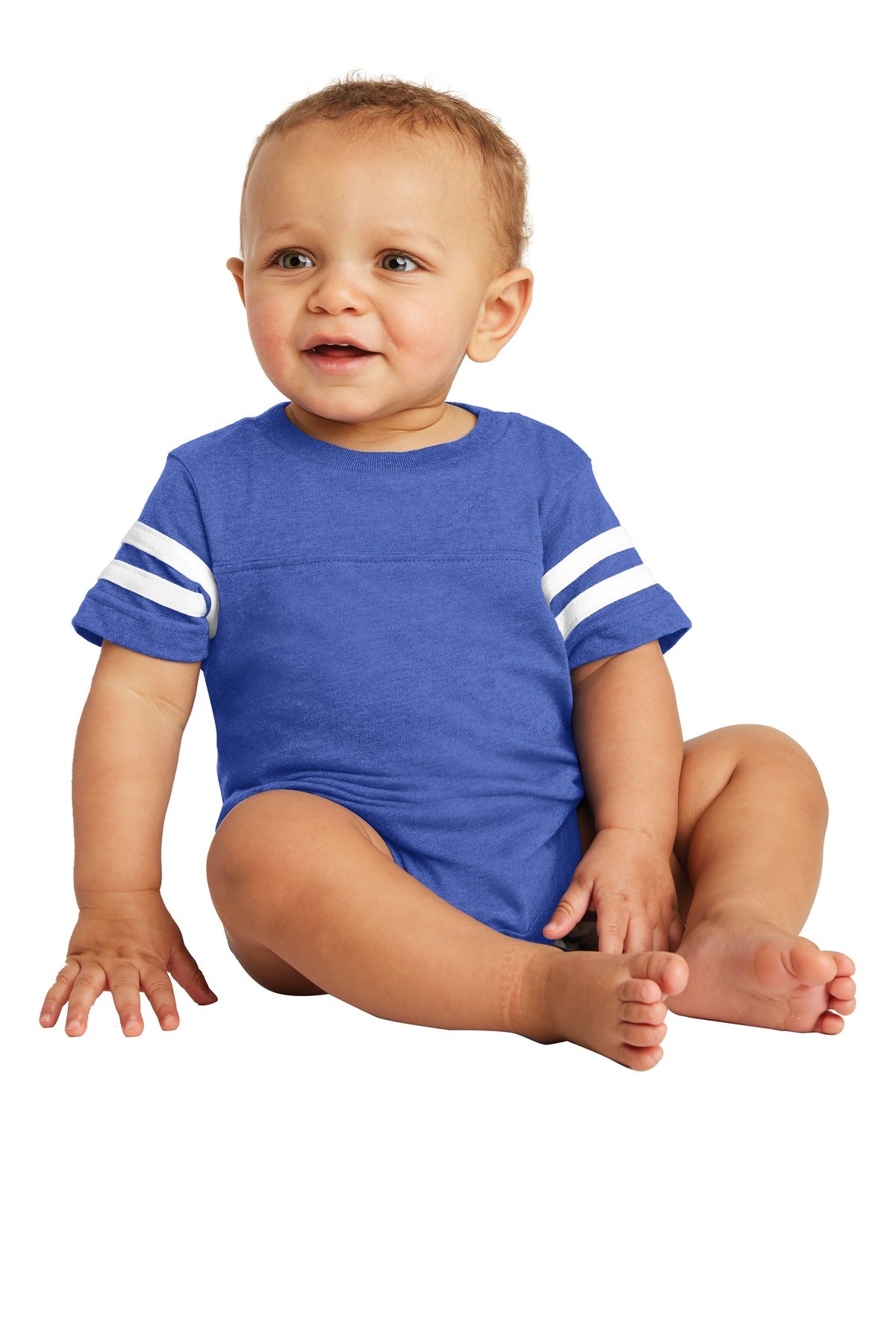 Rabbit Skins? Infant Football Fine Jersey Bodysuit. RS4437