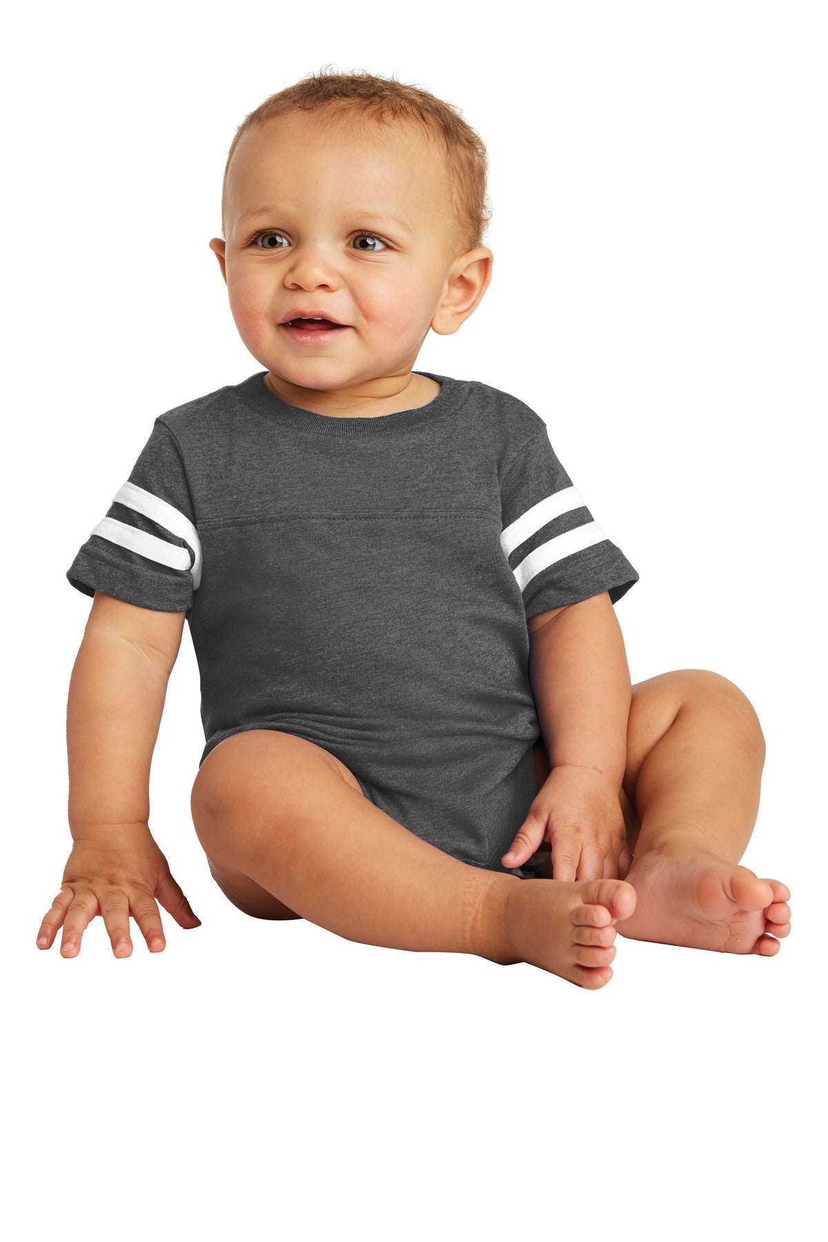 Rabbit Skins? Infant Football Fine Jersey Bodysuit. RS4437